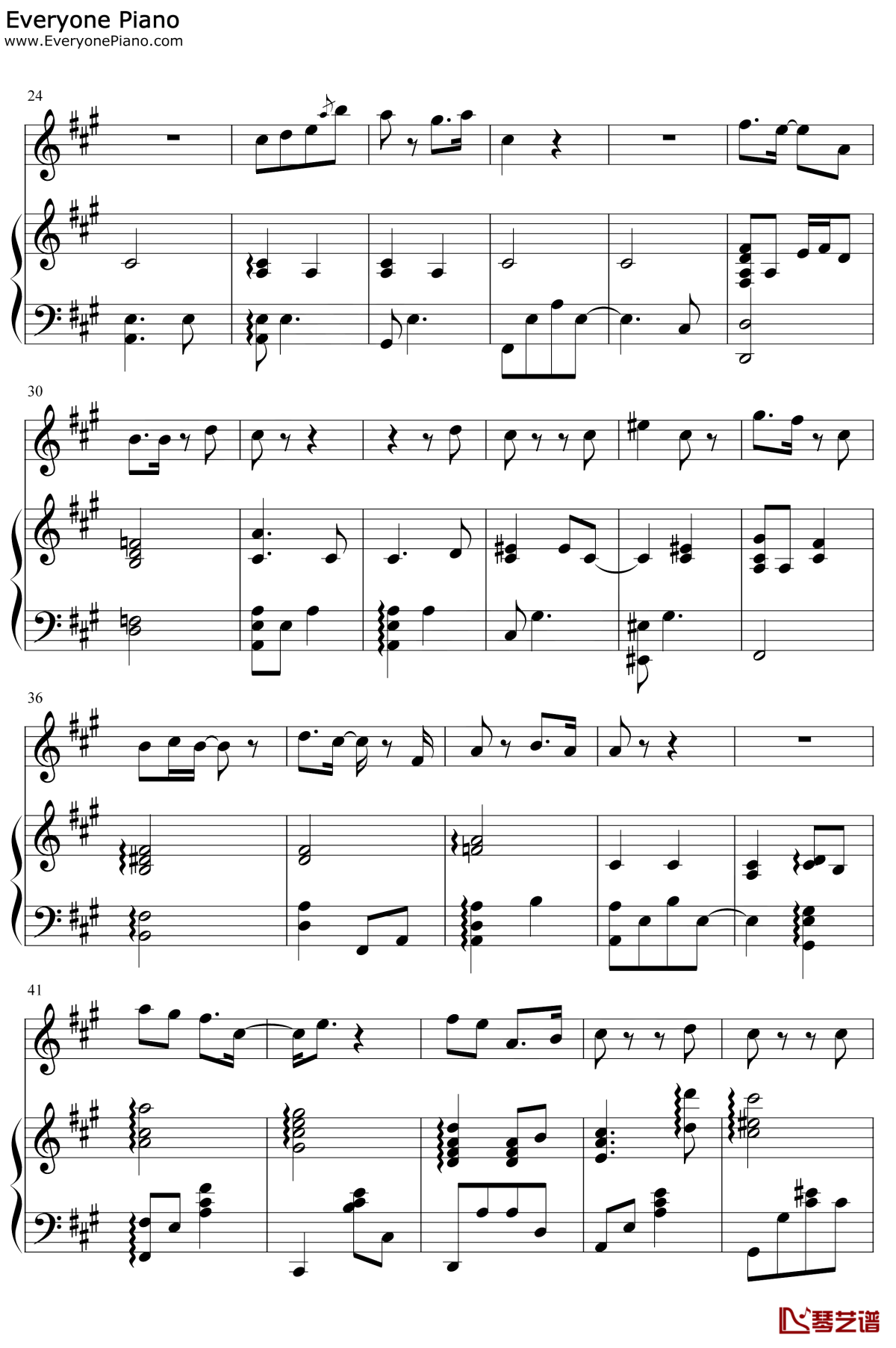 Can-You-See-My-Heart钢琴谱2-Heize