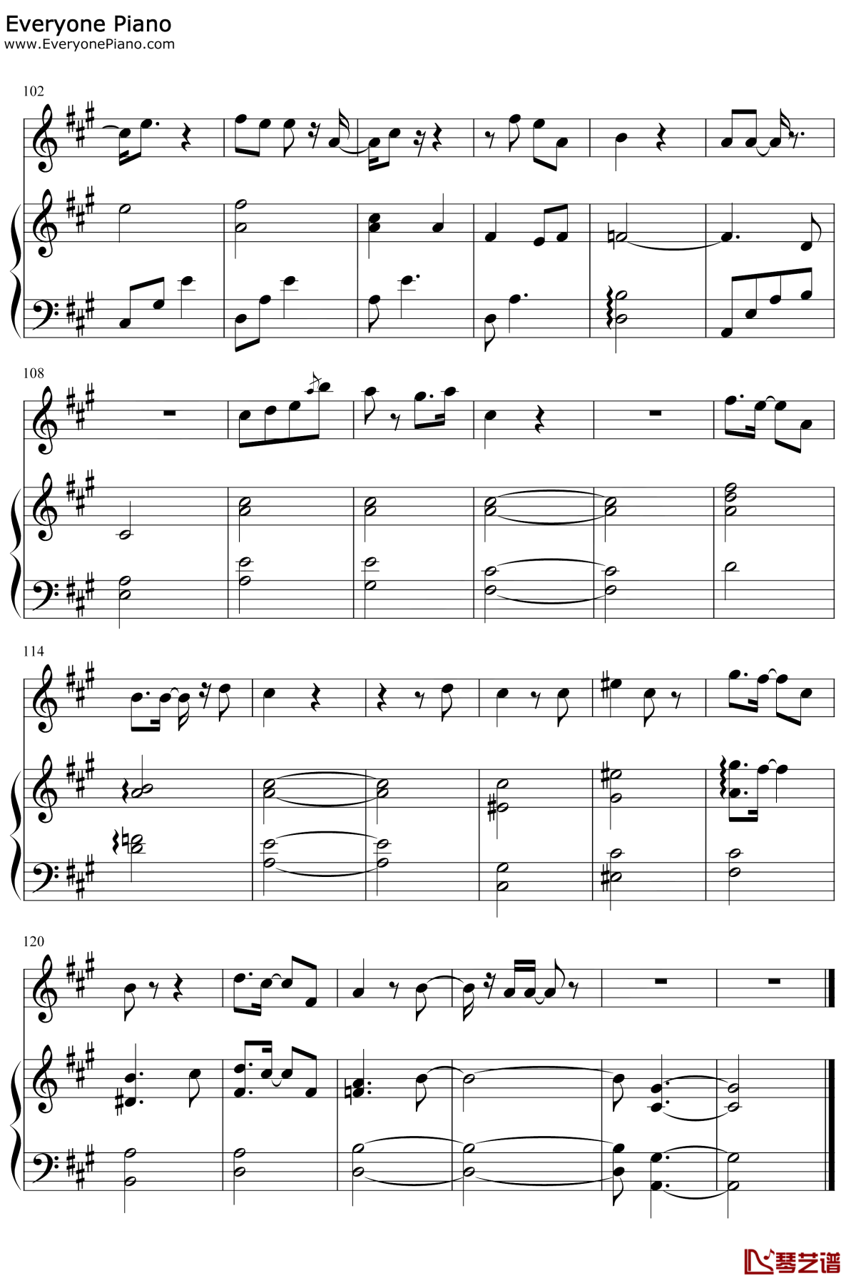 Can-You-See-My-Heart钢琴谱6-Heize