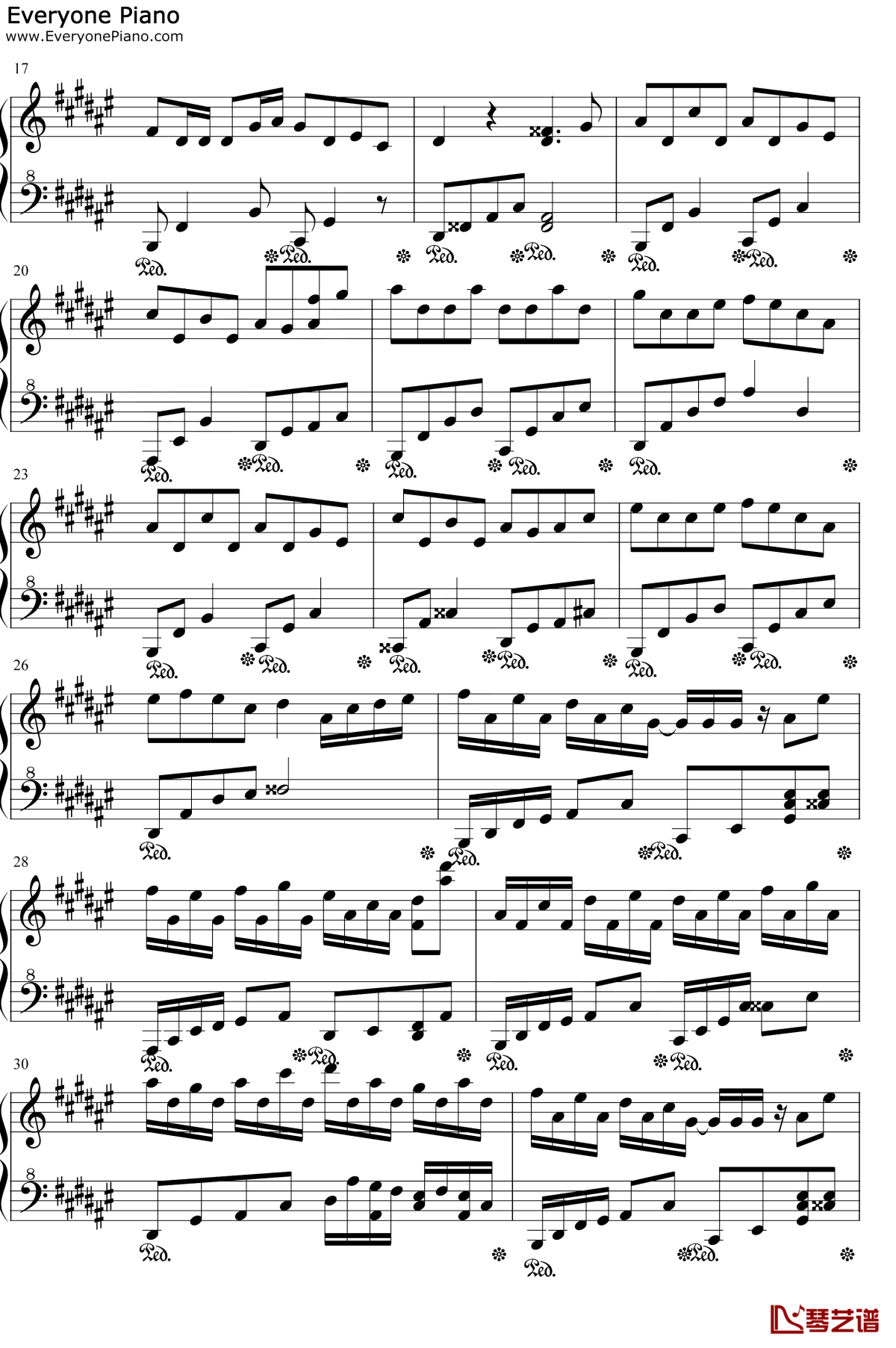 Dream-Meets钢琴谱2-s-zero-pie