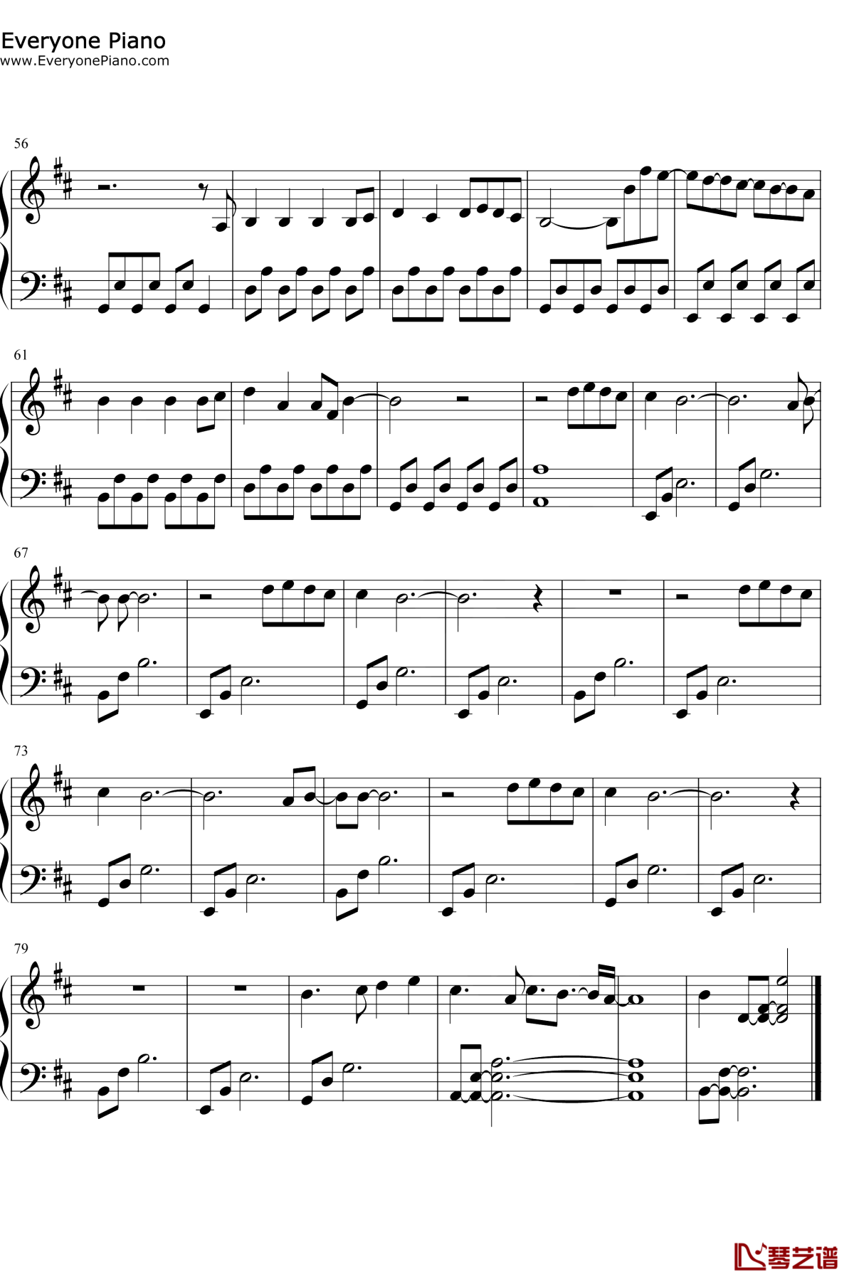 My-Life-is-Going-On钢琴谱3-Cecilia-Krull