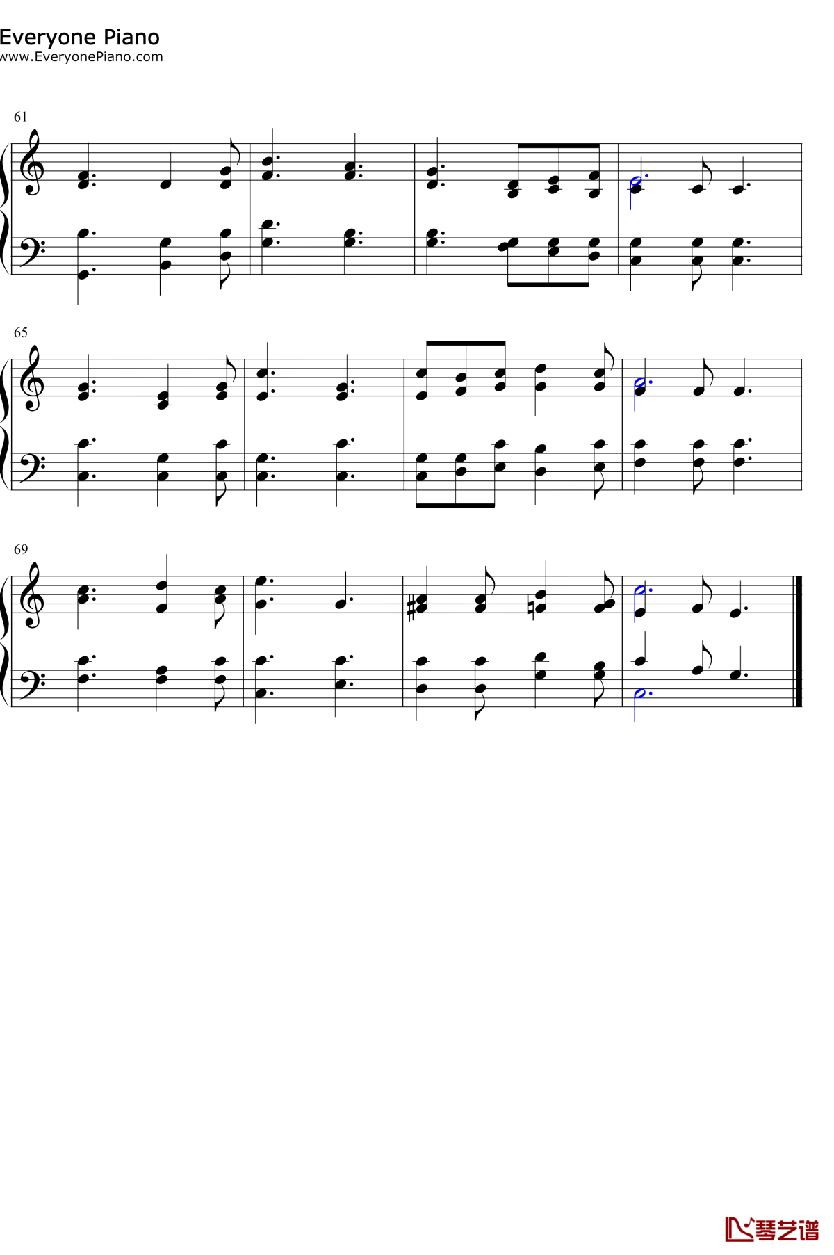 Serve-The-Lord-With-Gladness钢琴谱4-B.B.McKinney