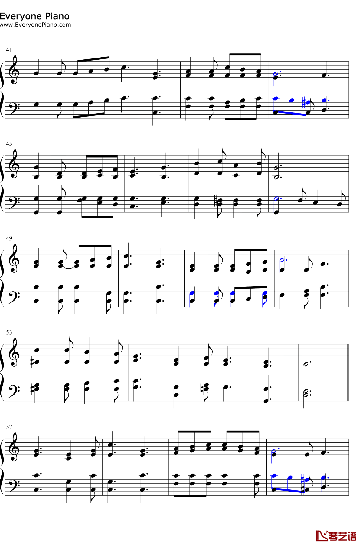 Serve-The-Lord-With-Gladness钢琴谱3-B.B.McKinney