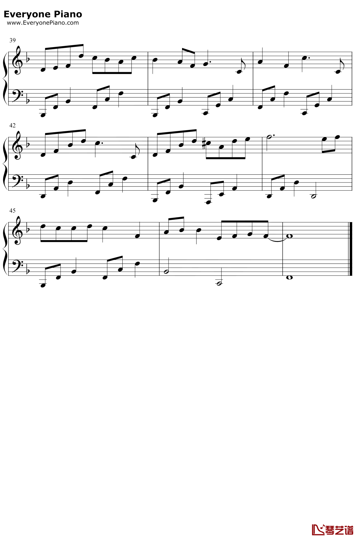 17岁钢琴谱3-刘德华