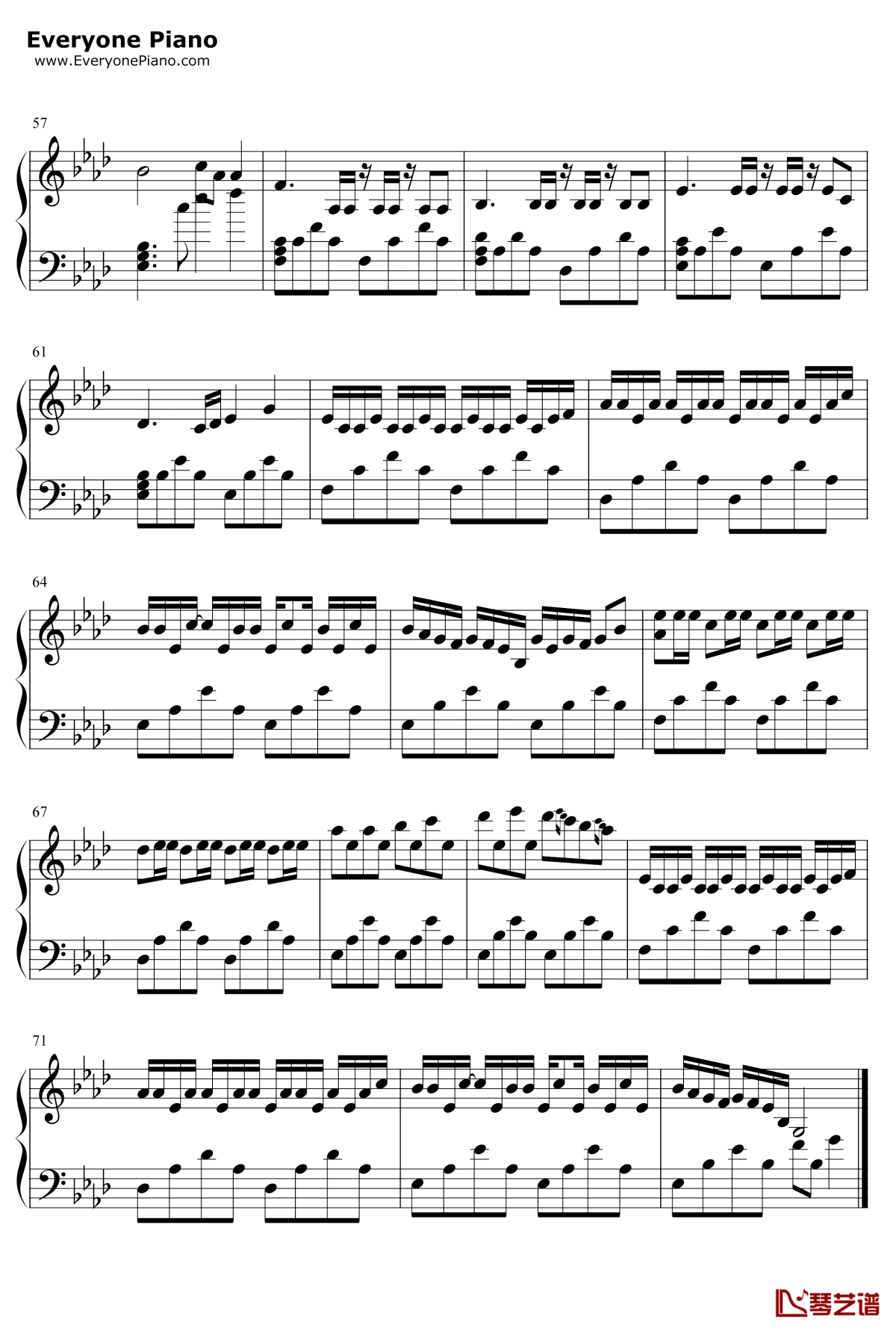 芒种钢琴谱4-赵方婧