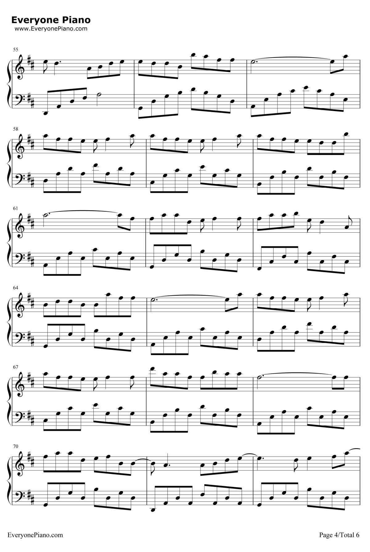 画中仙钢琴谱4-金莎