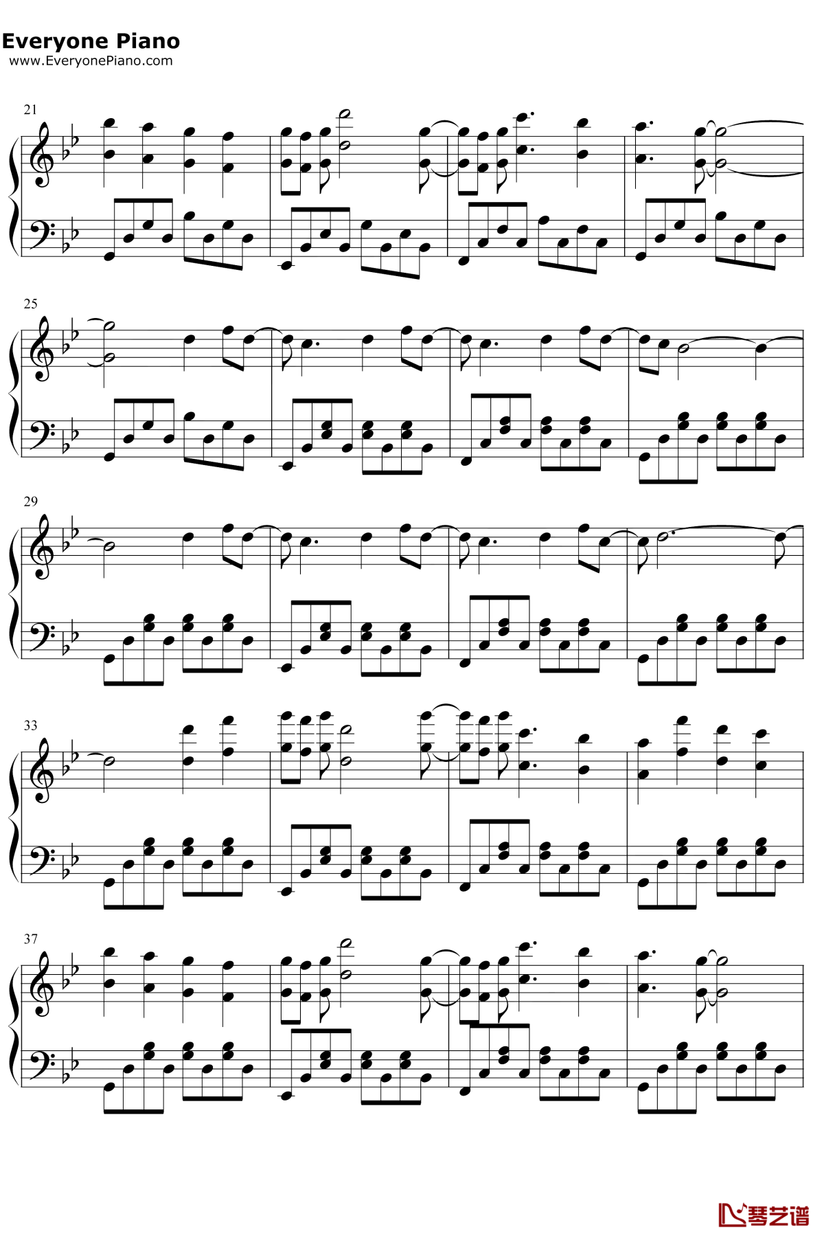 幻昼钢琴谱2-Shirfine