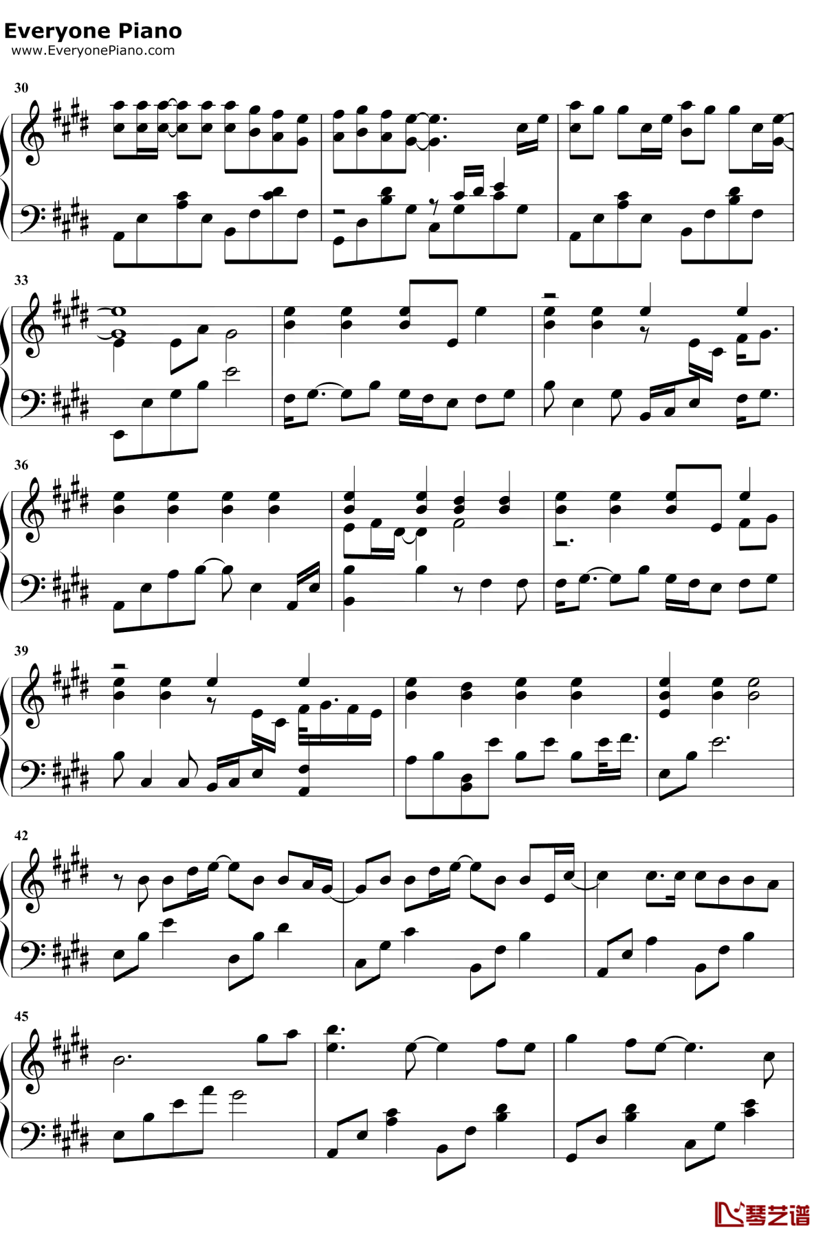 分组钢琴谱3-陈壹千