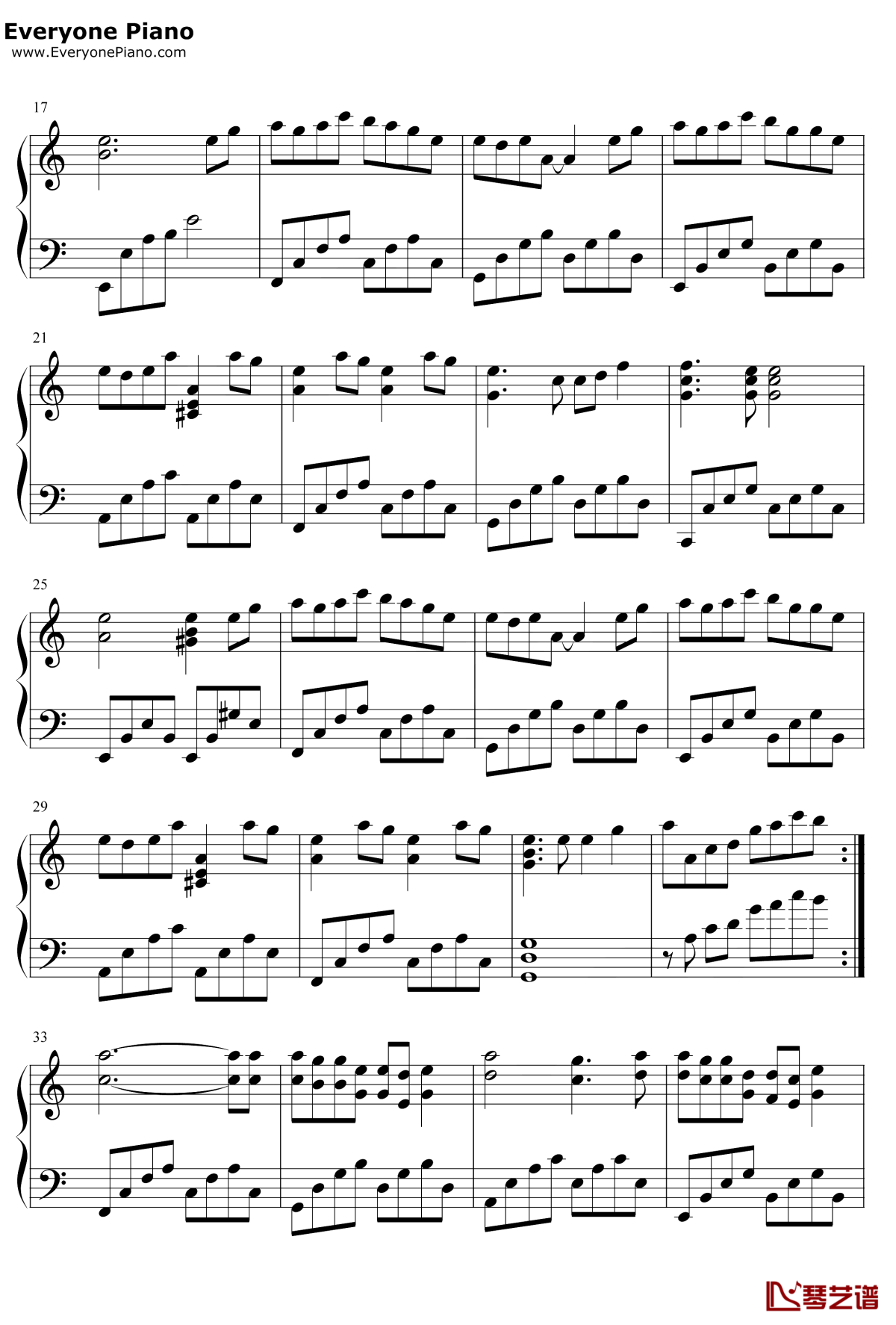 九万字钢琴谱2-黄诗扶