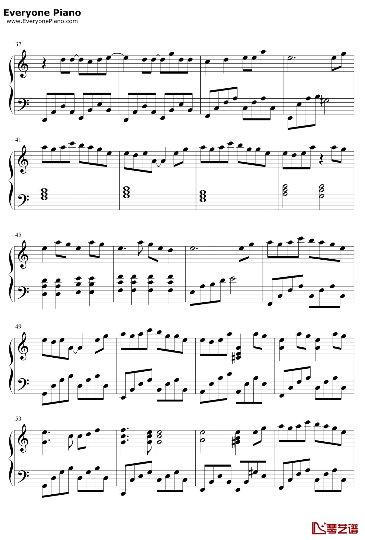 九万字钢琴谱3-黄诗扶