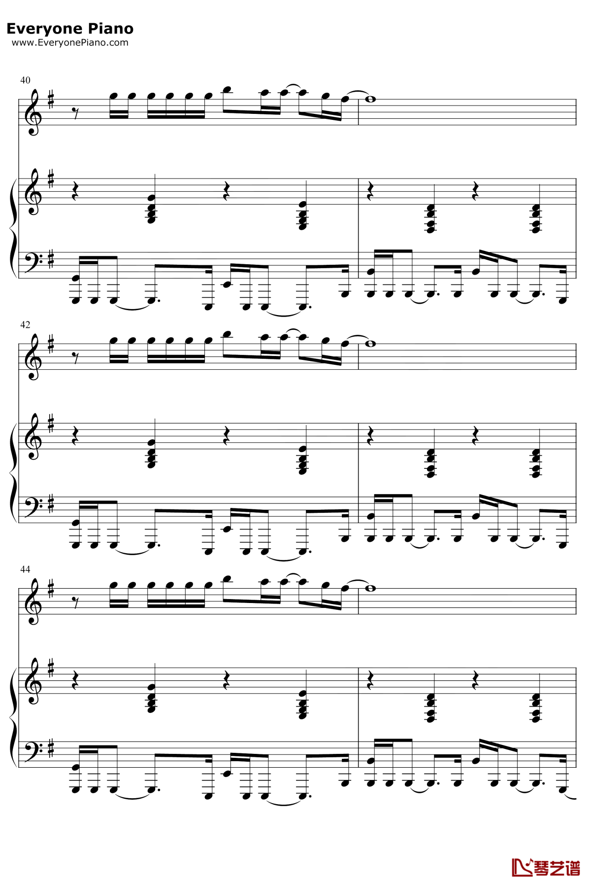 Fade钢琴谱5-Lewis-Capaldi