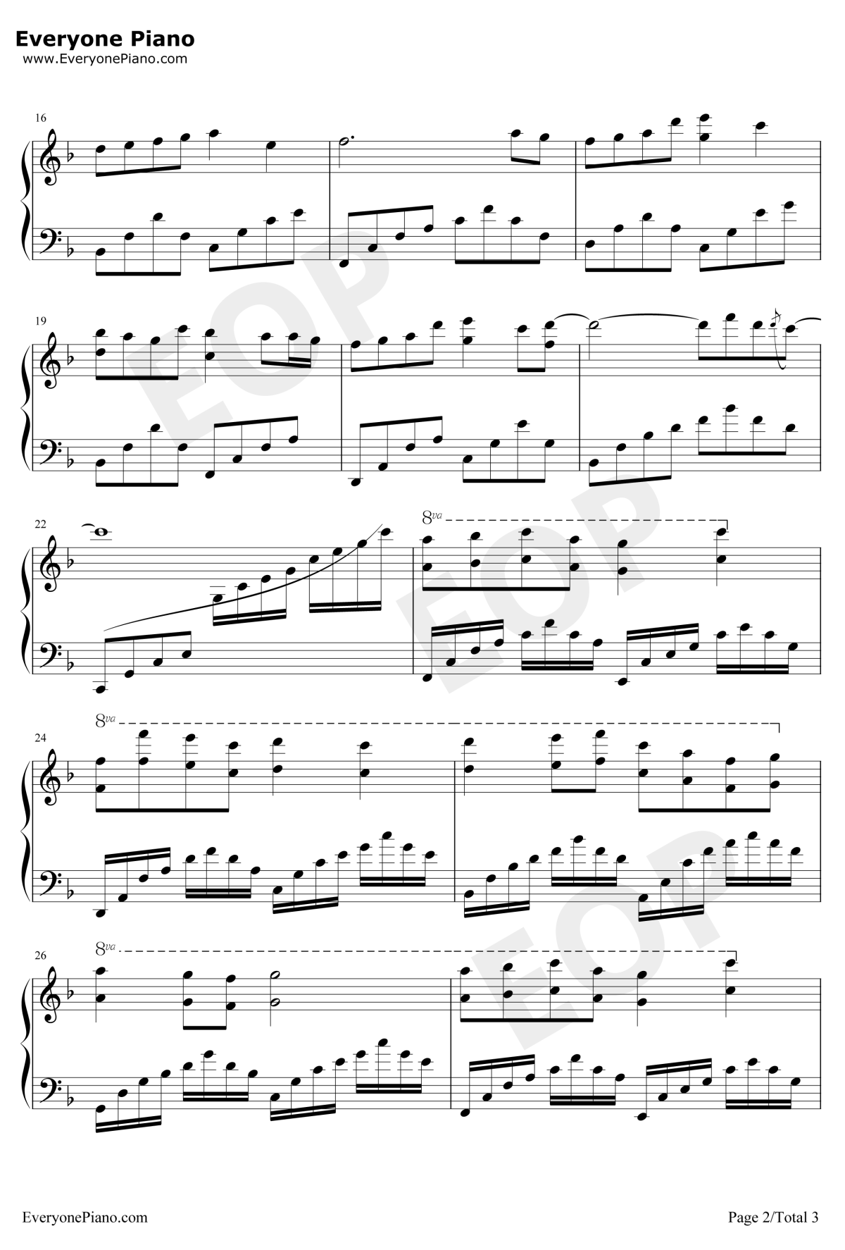 当我唱起这首歌钢琴谱2-小贱