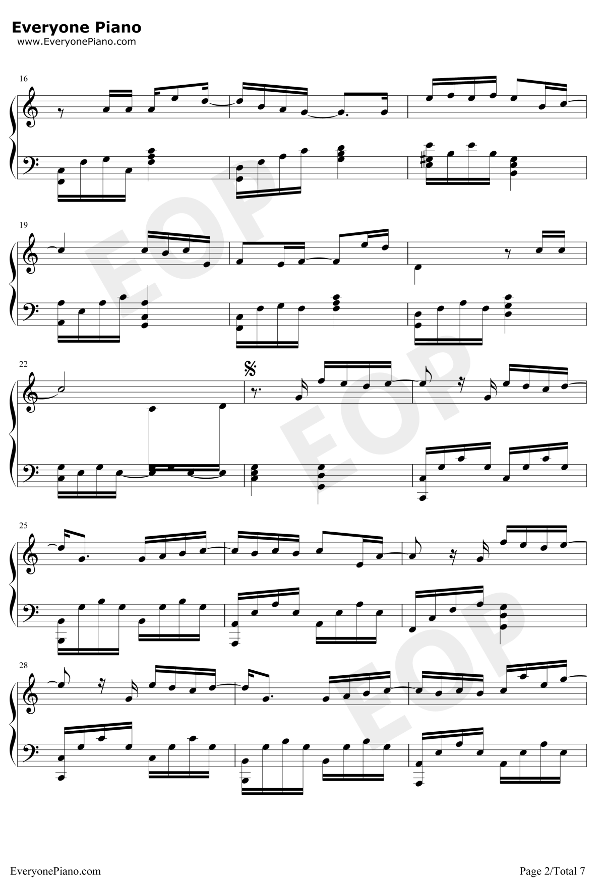 第一次钢琴谱2-光良