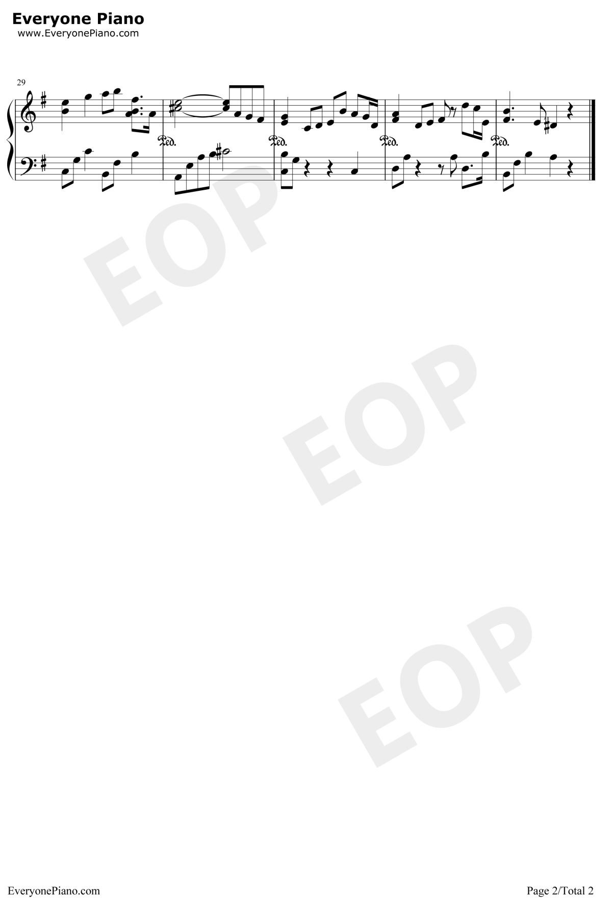 夕时雨钢琴谱2-伊濑茉莉也