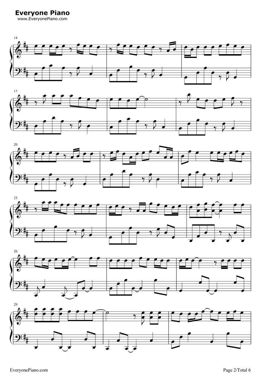 思念是一种病钢琴谱2-张震岳