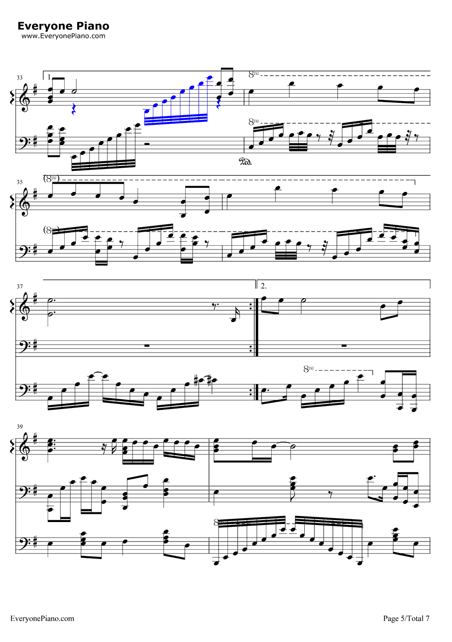 信仰钢琴谱5-张信哲