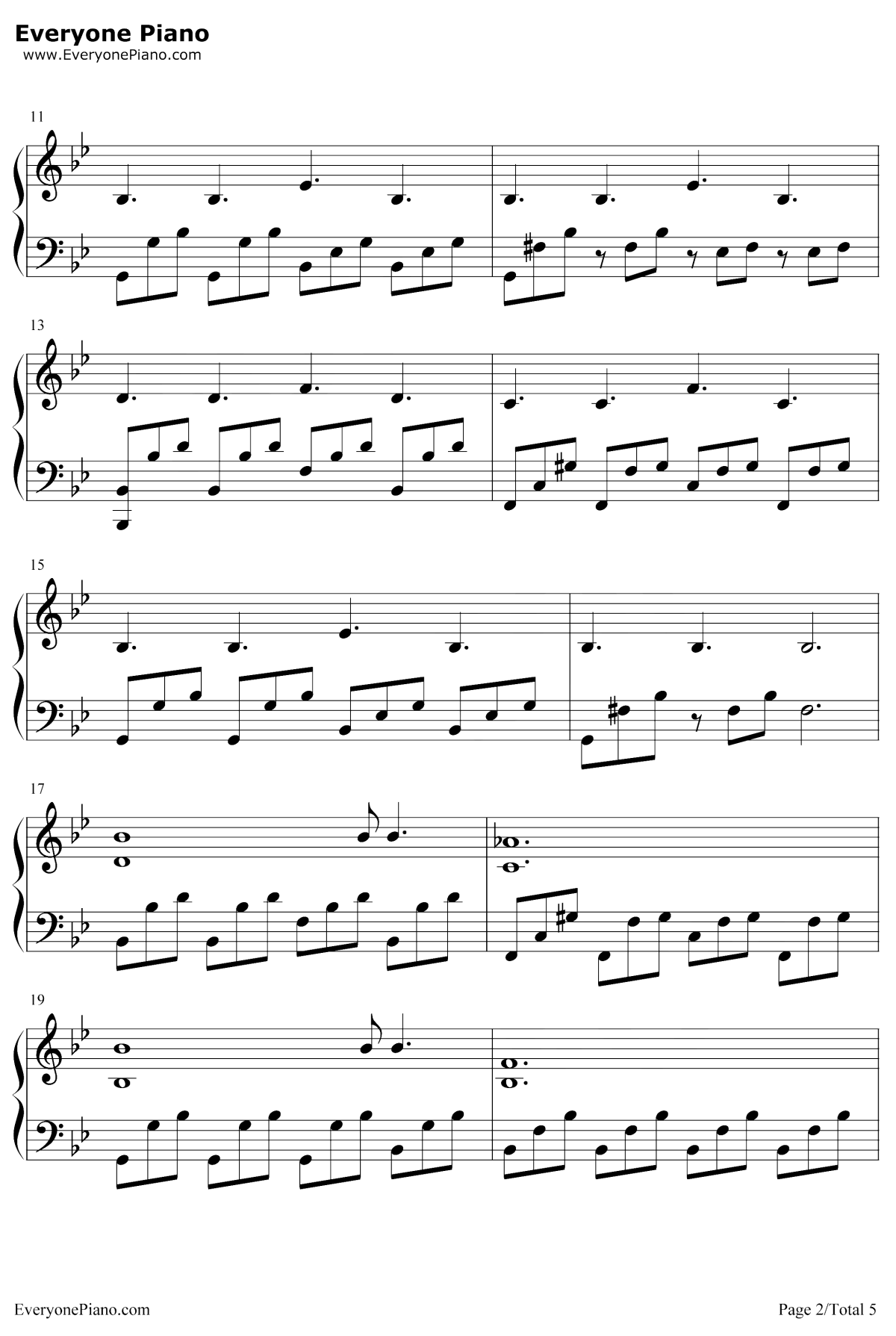 巨鹿钢琴谱2-华晨宇