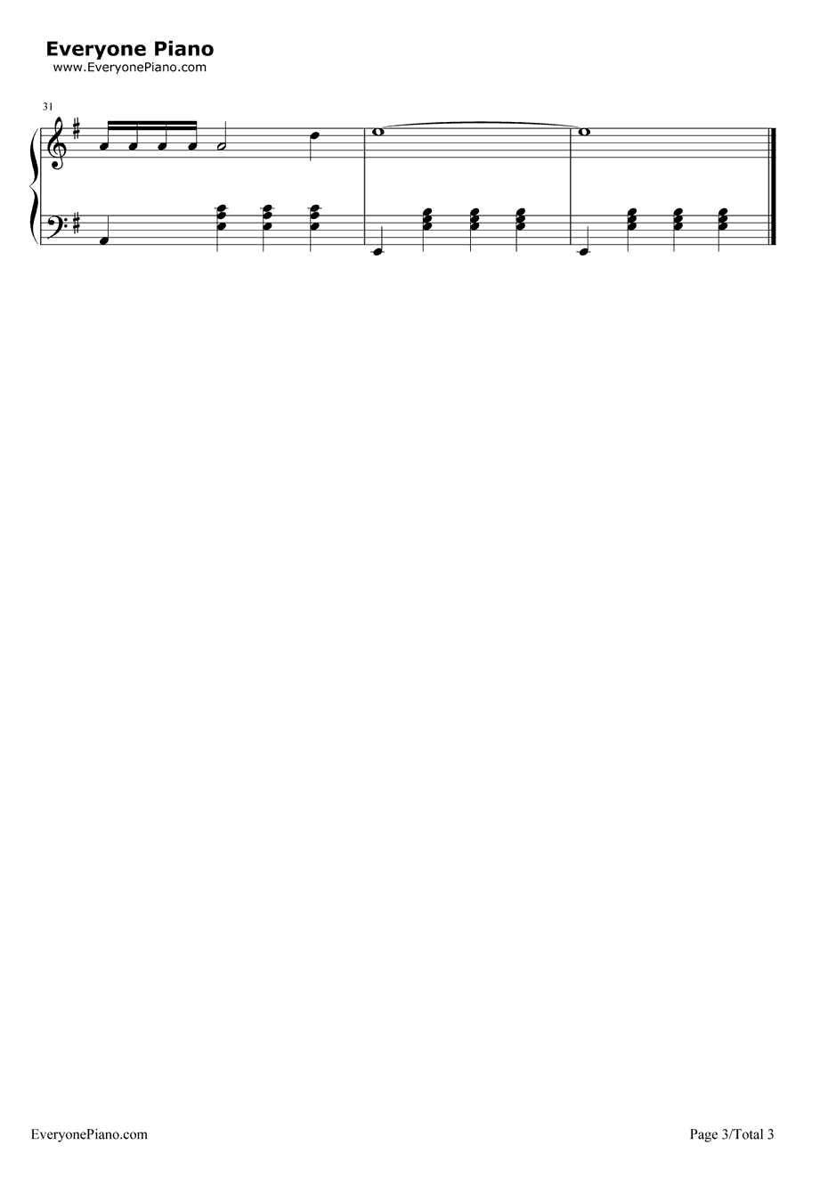 大约在冬季钢琴谱3-齐秦