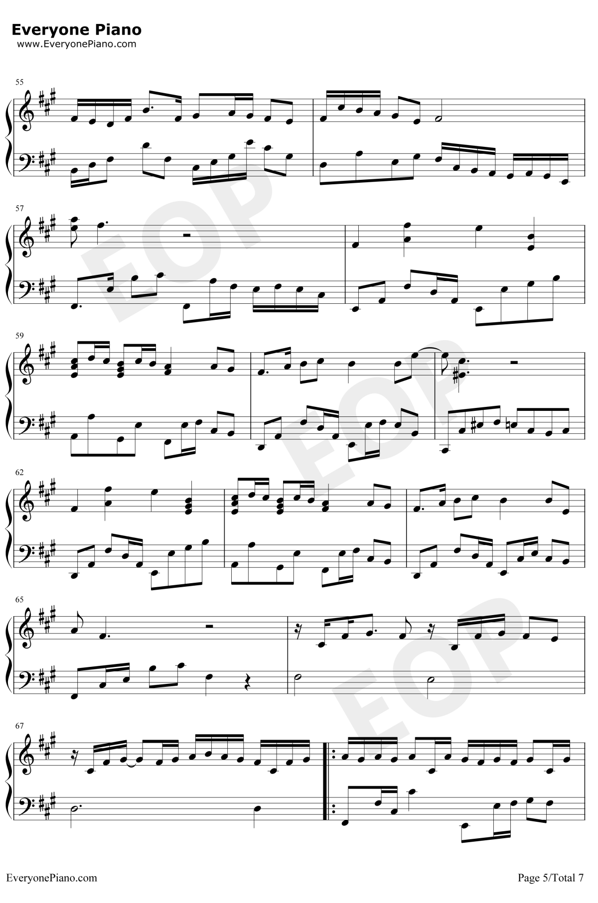 琵琶行钢琴谱5-奇然