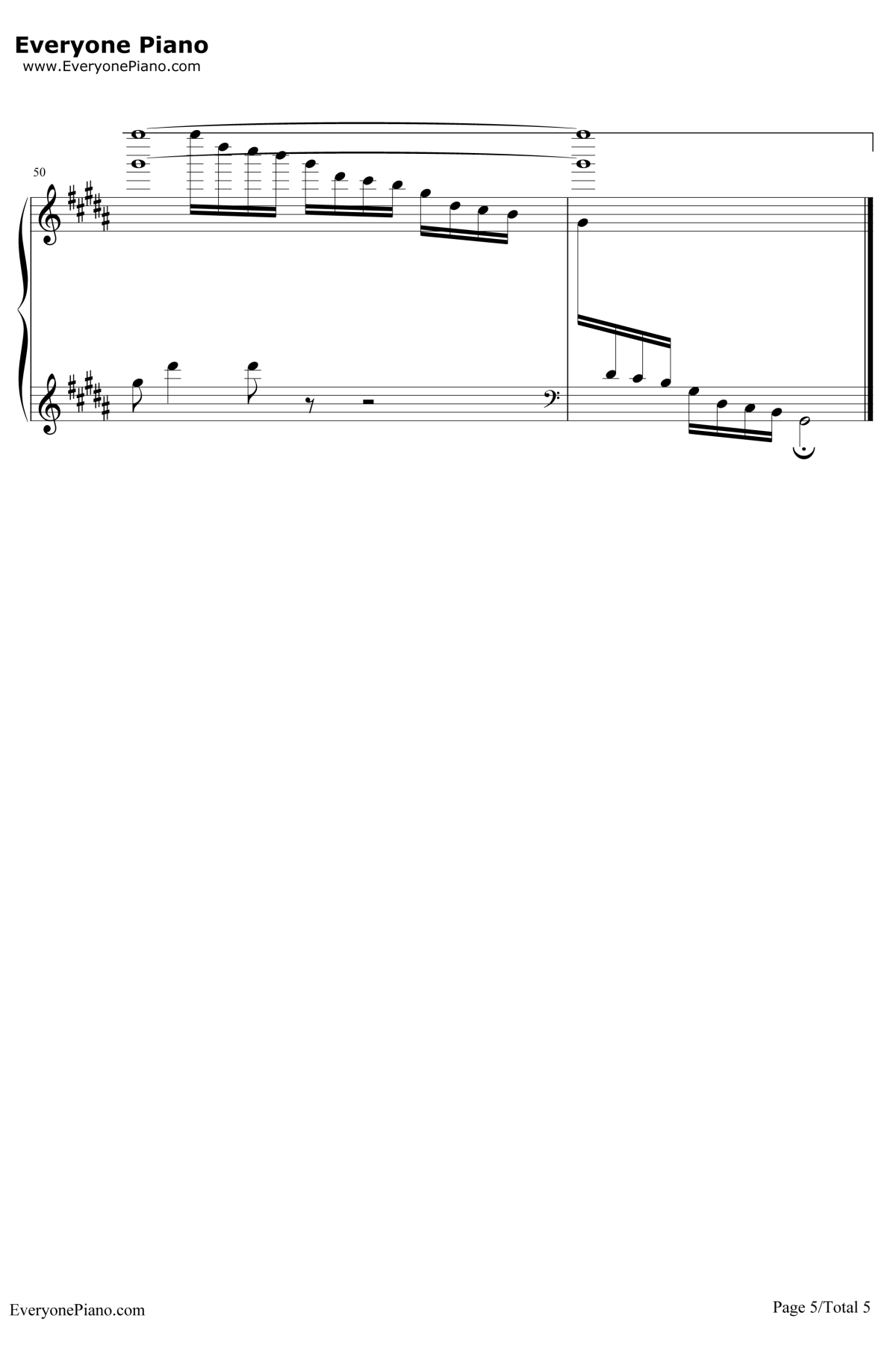 想起钢琴谱5-韩雪