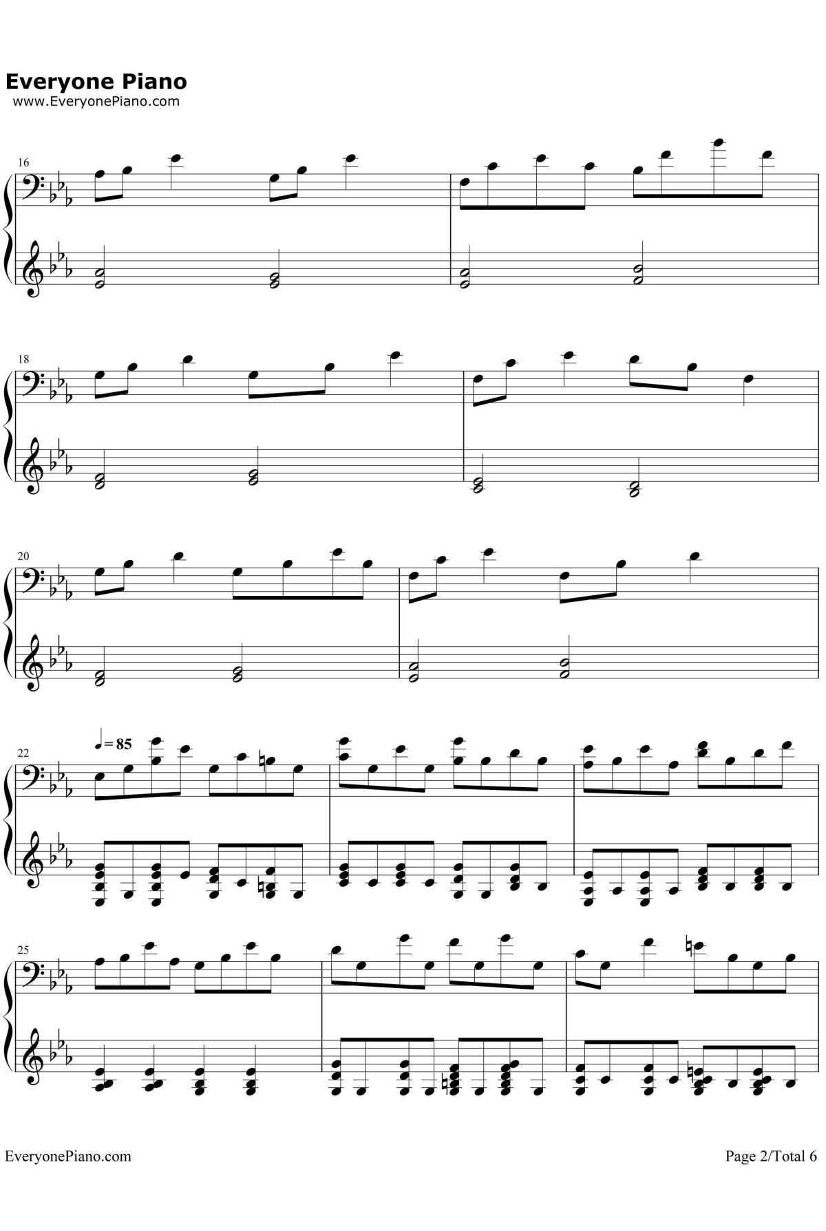 可惜我是水瓶座钢琴谱2-杨千嬅