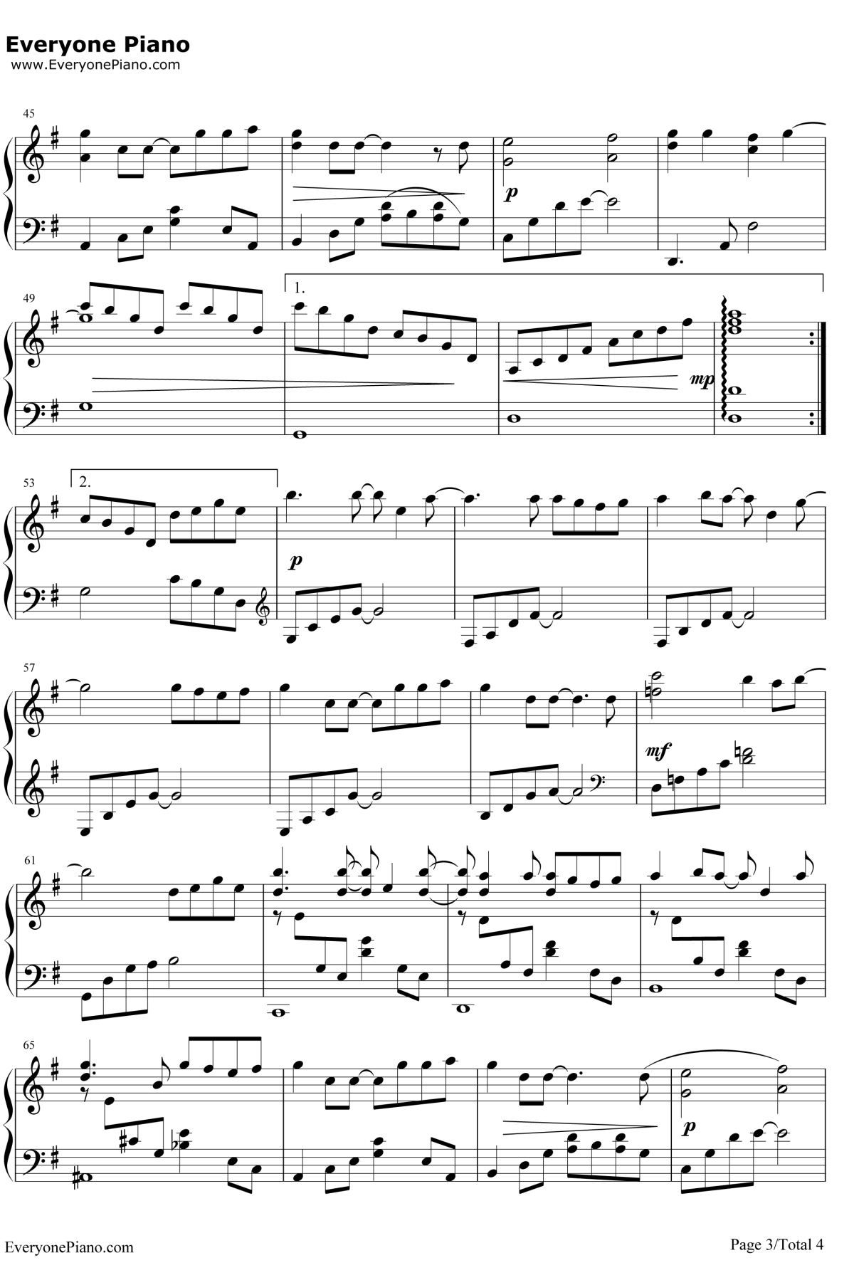 会呼吸的痛钢琴谱3-梁静茹