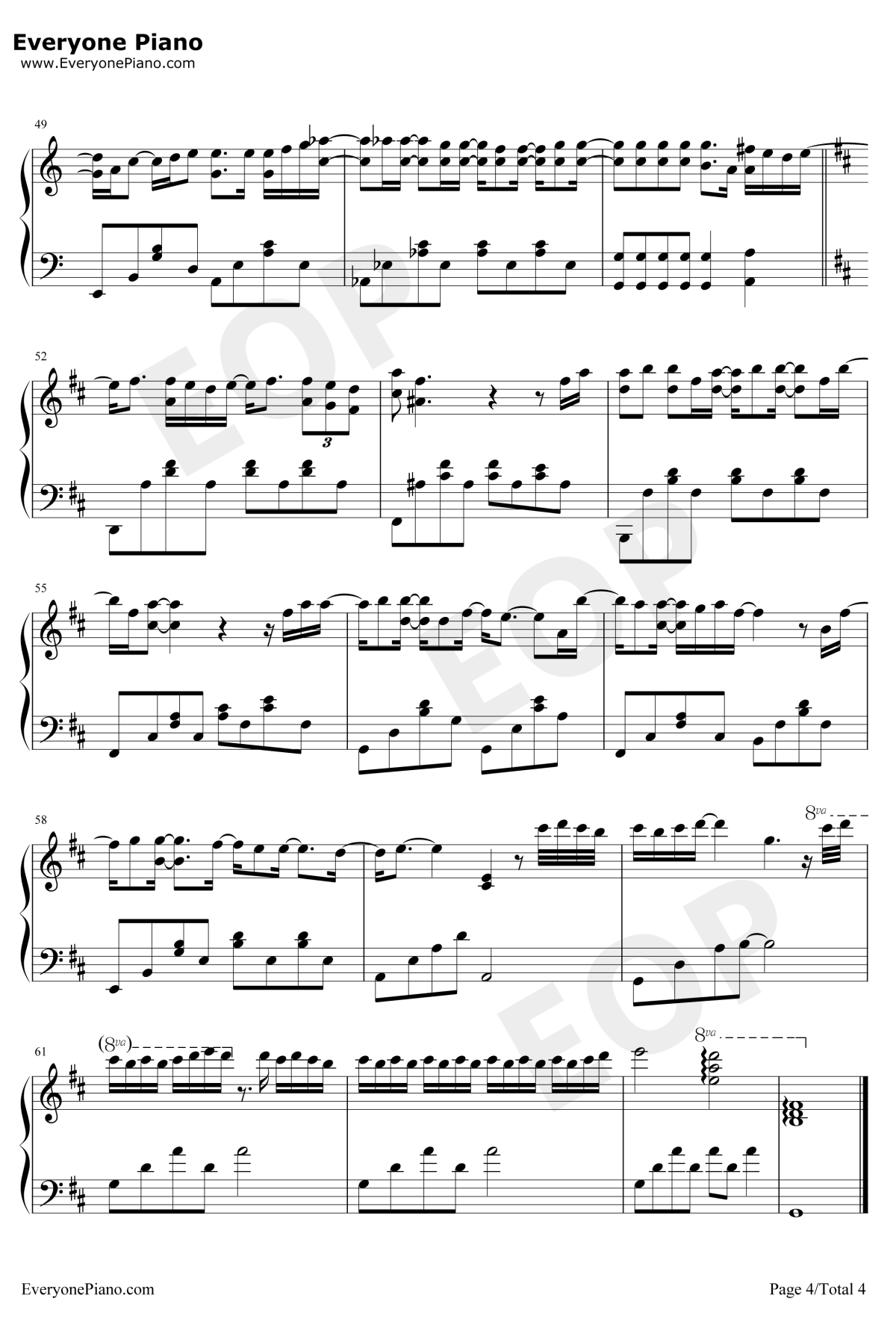 黑夜问白天钢琴谱4-林俊杰