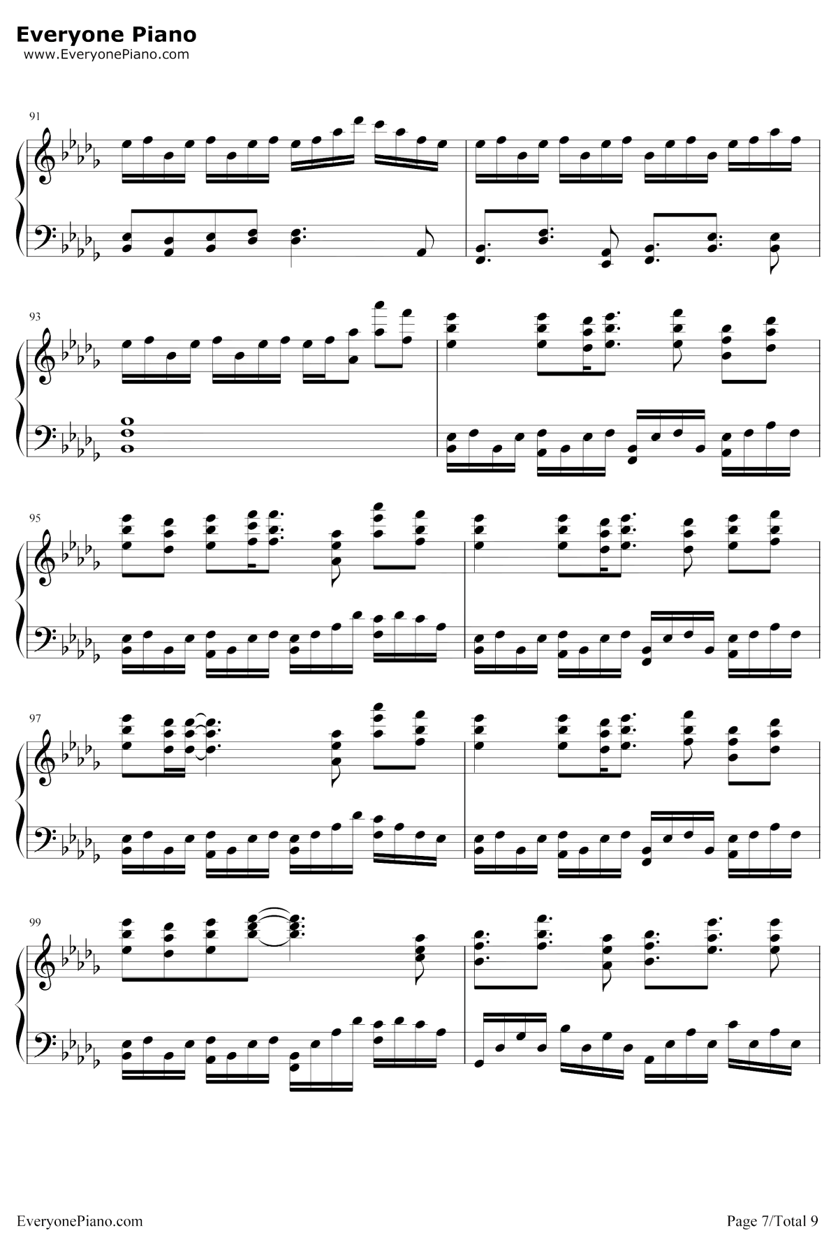 世末歌者钢琴谱7-乐正绫