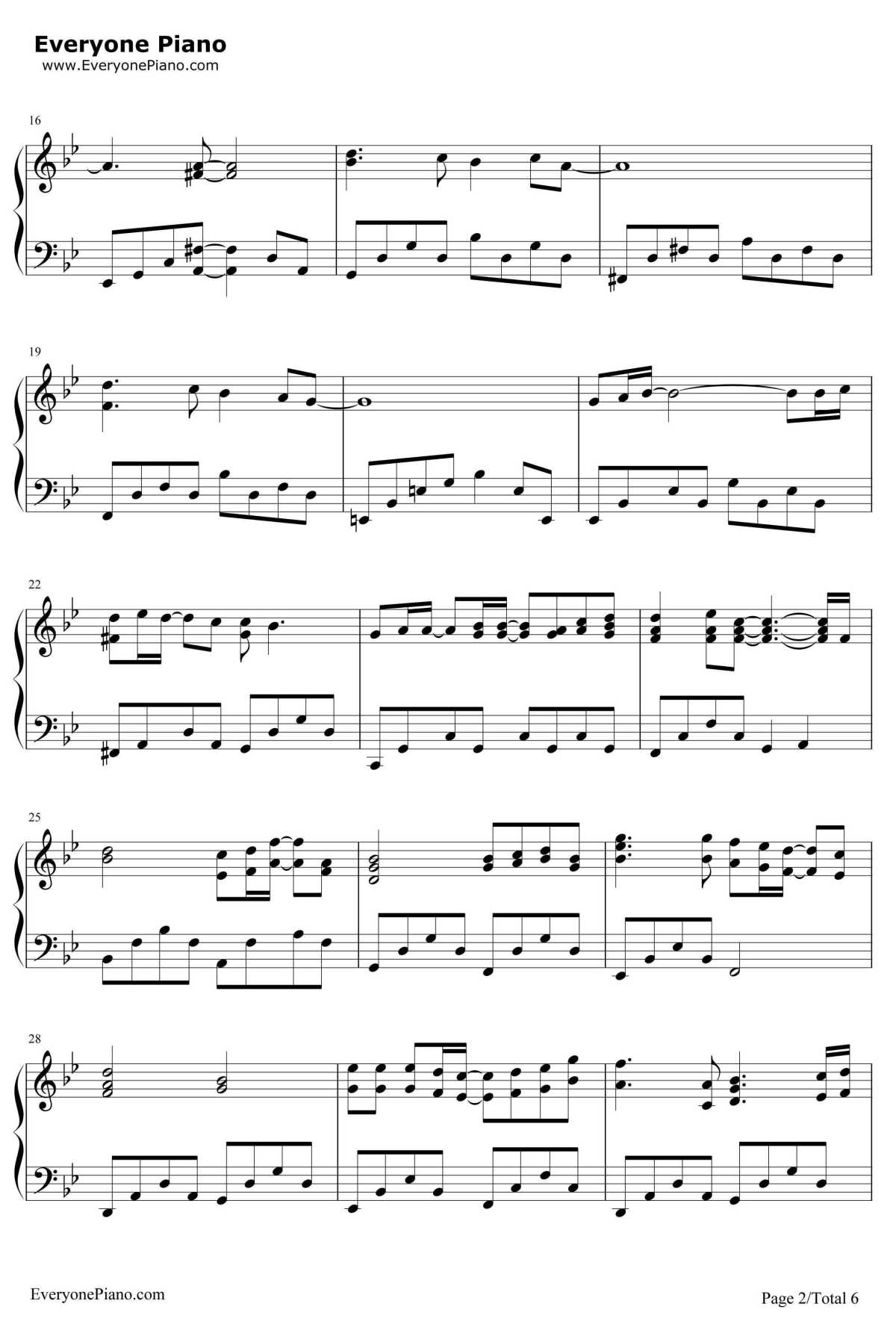 许愿钢琴谱2-古巨基