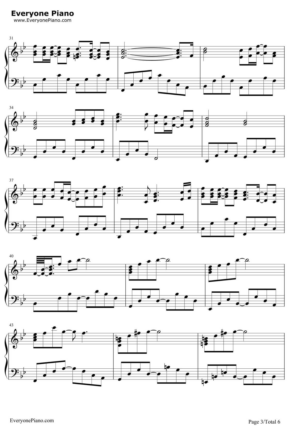 许愿钢琴谱3-古巨基