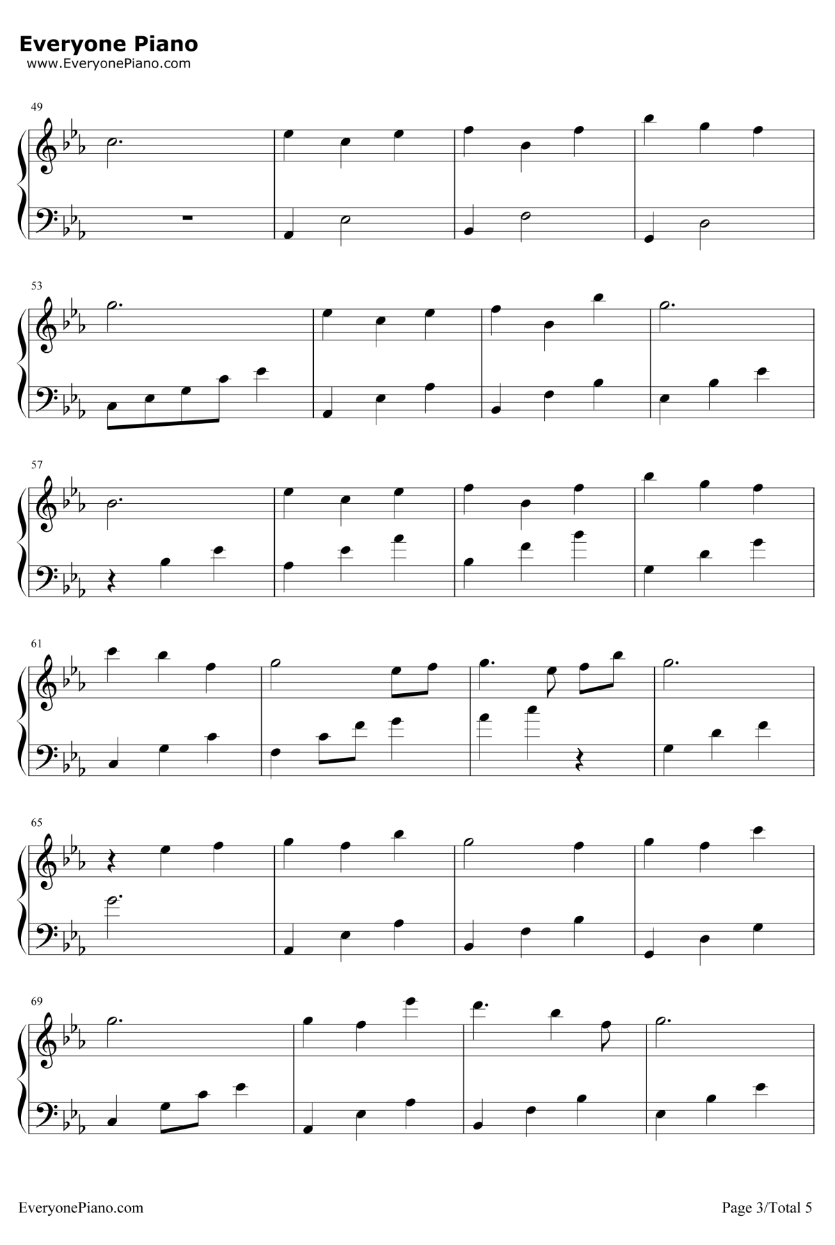 不老梦钢琴谱3-银临