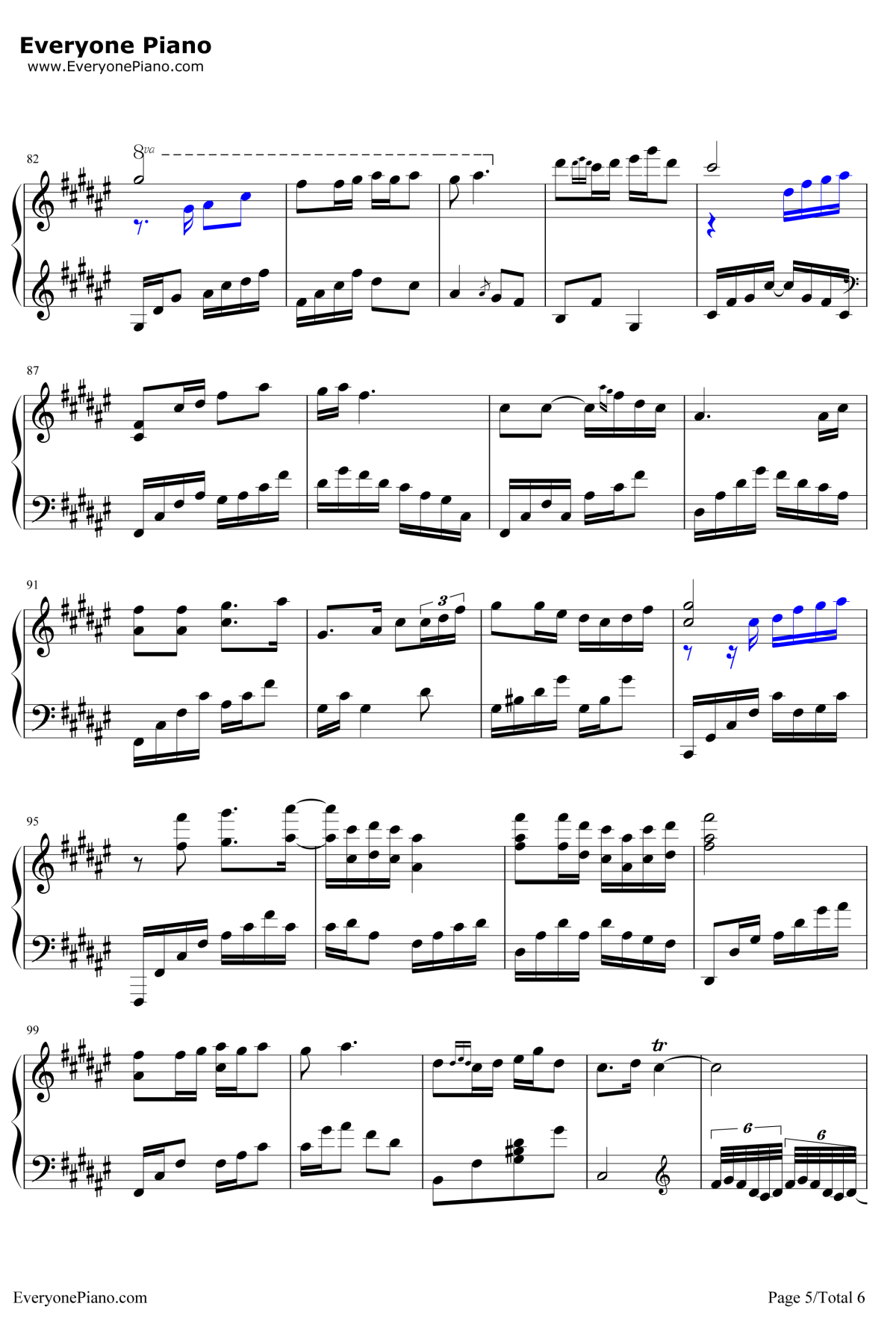 十送红军钢琴谱5-宋祖英