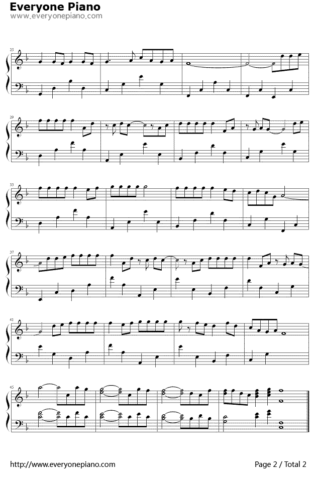 爱钢琴谱2-小虎队