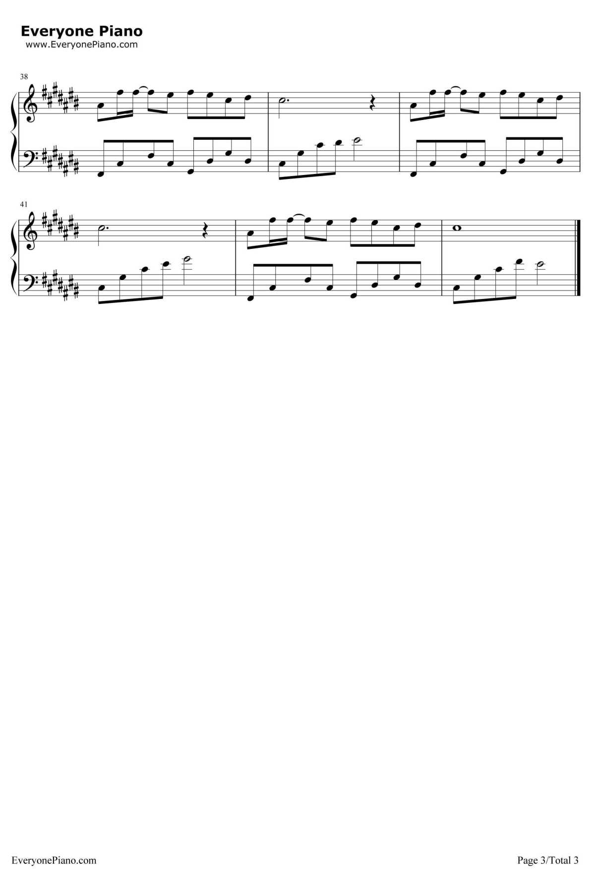 异乡人钢琴谱3-李健