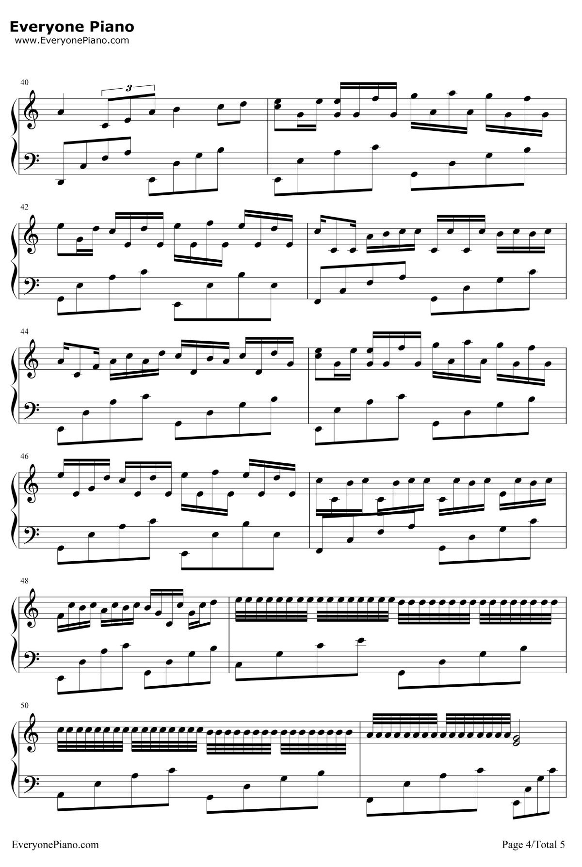 如果有来生钢琴谱4-谭维维