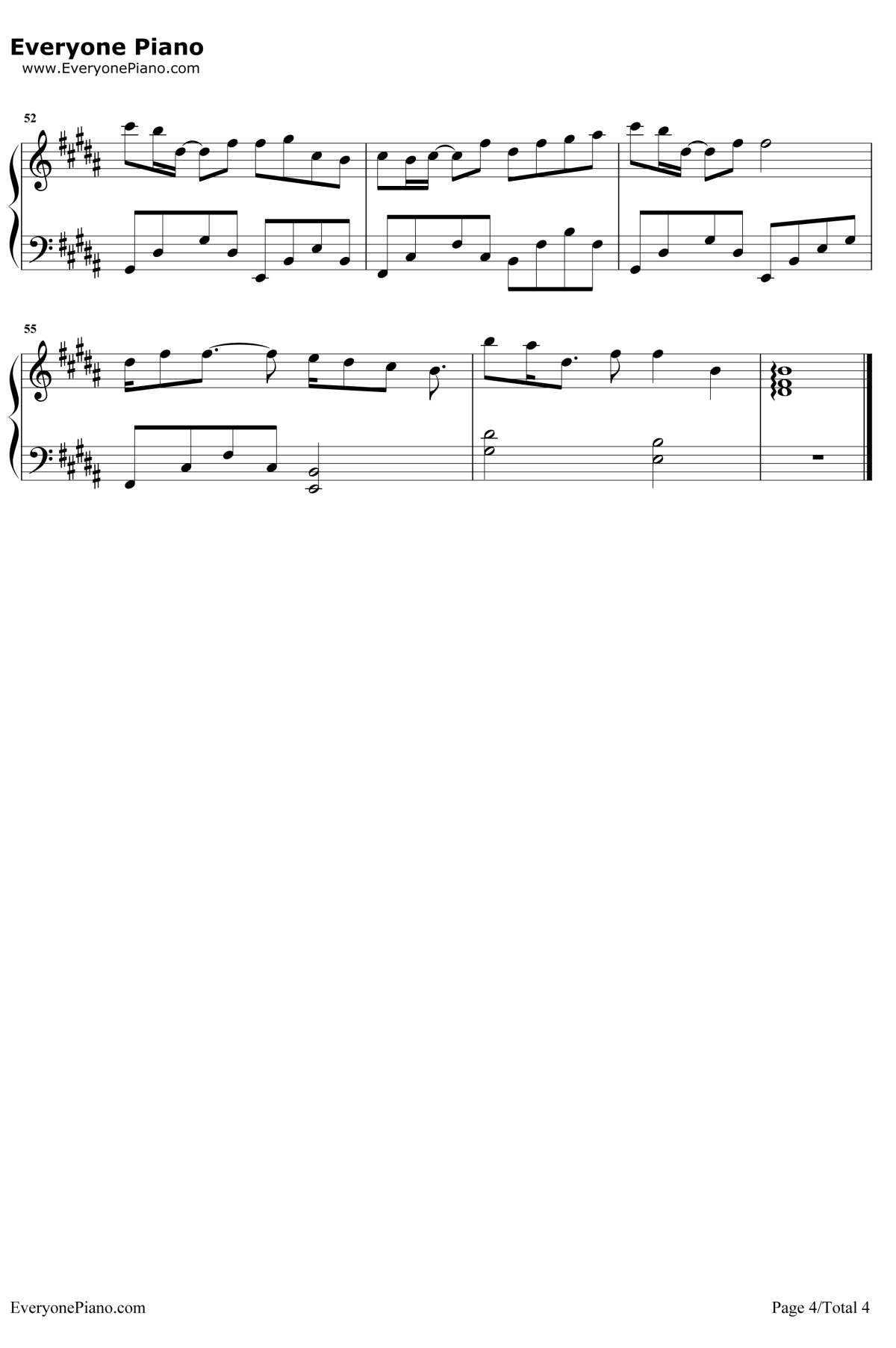 追光者钢琴谱4-岑宁儿