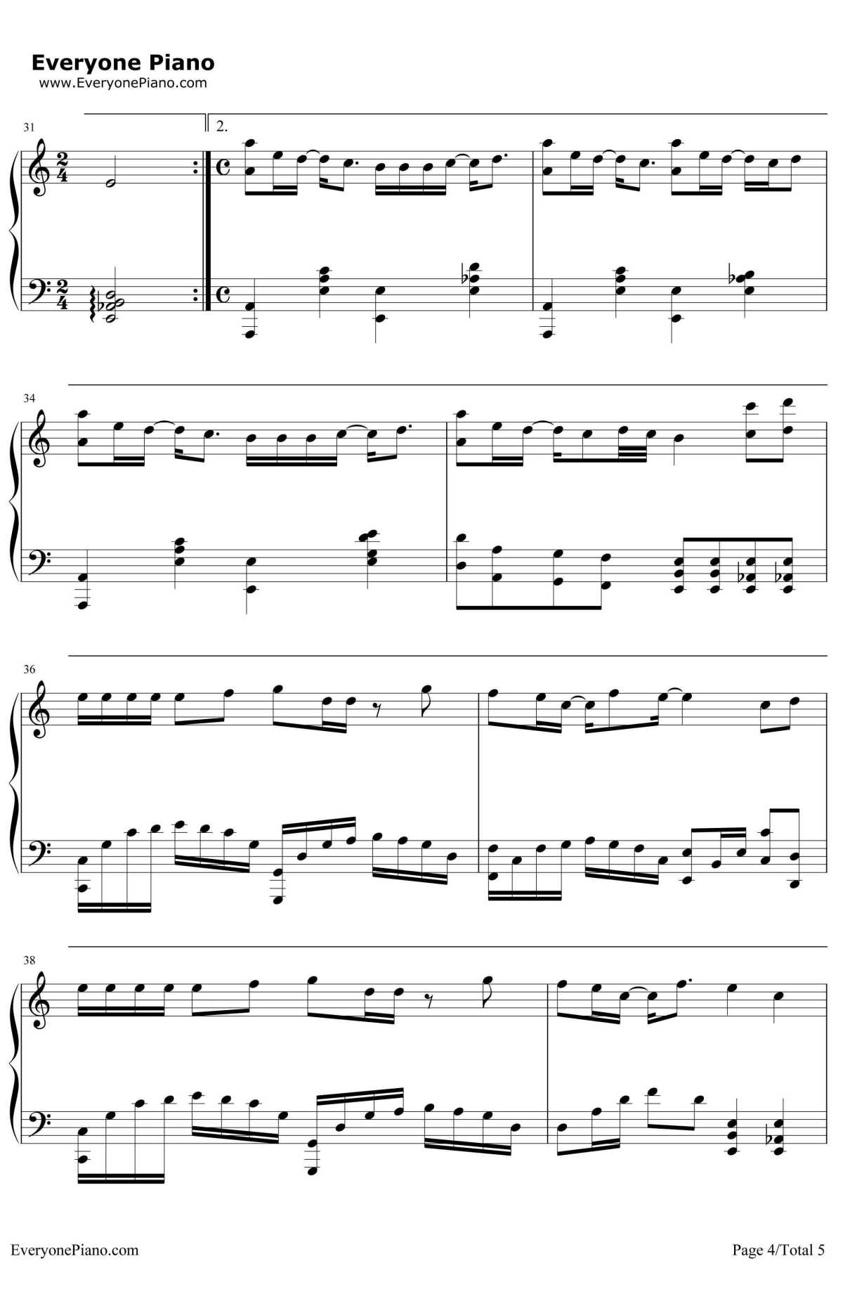 放生钢琴谱4-范逸臣