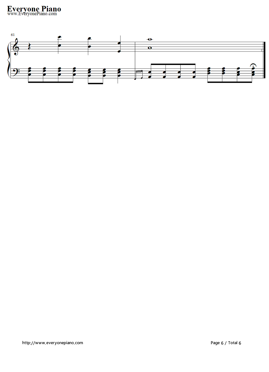 新地球钢琴谱6-林俊杰