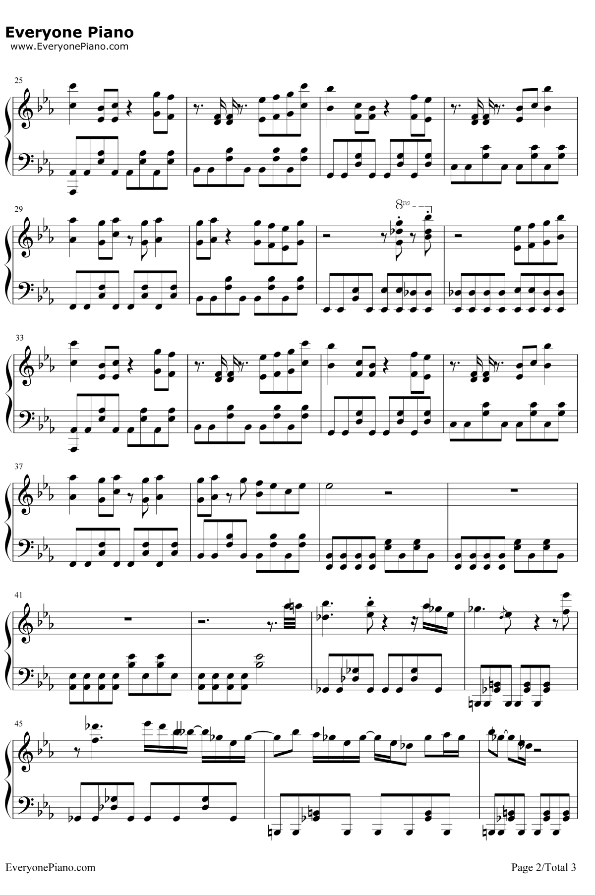 远走高飞钢琴谱2-金志文