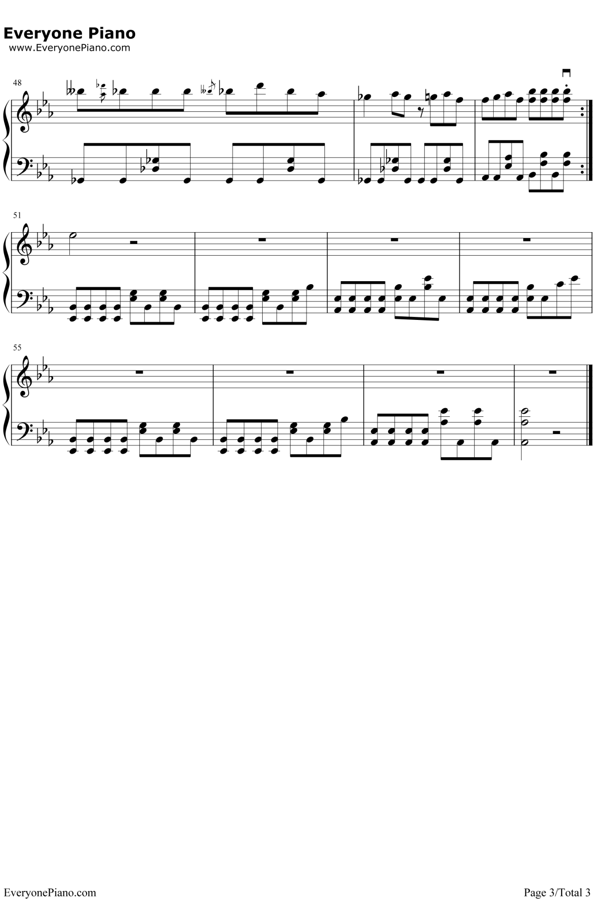 远走高飞钢琴谱3-金志文