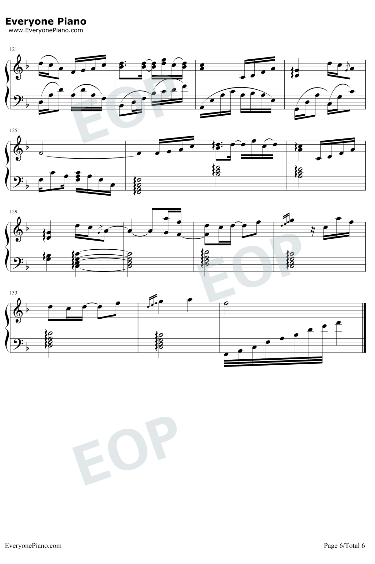 还剩下什么钢琴谱6-羽泉