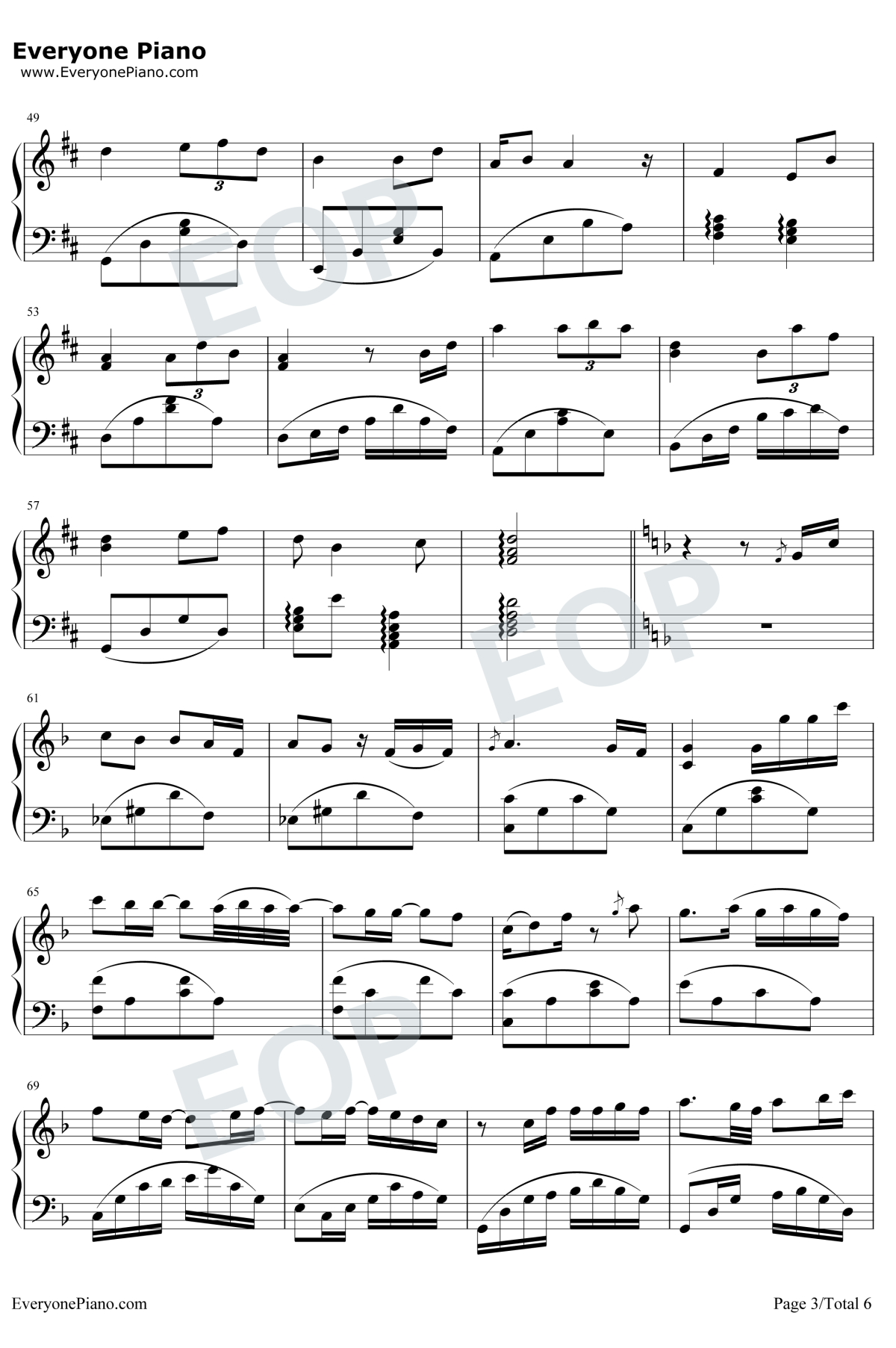 还剩下什么钢琴谱3-羽泉