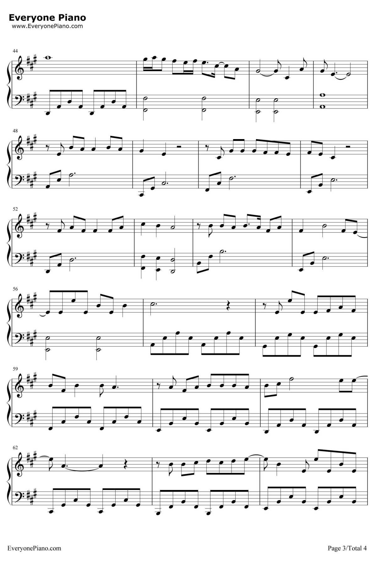 好好爱个女孩钢琴谱3-张信哲