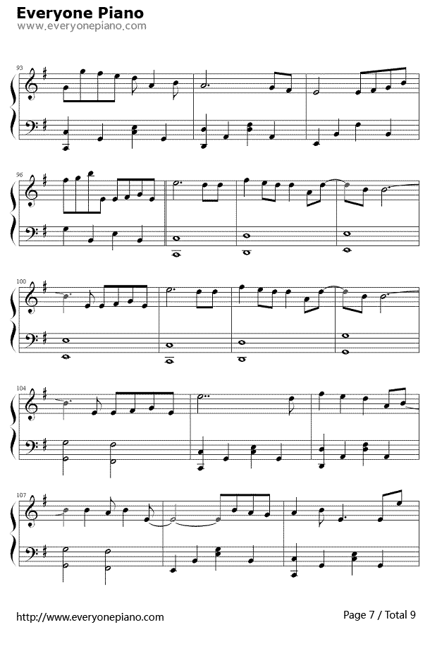 倾尽天下钢琴谱7-河图