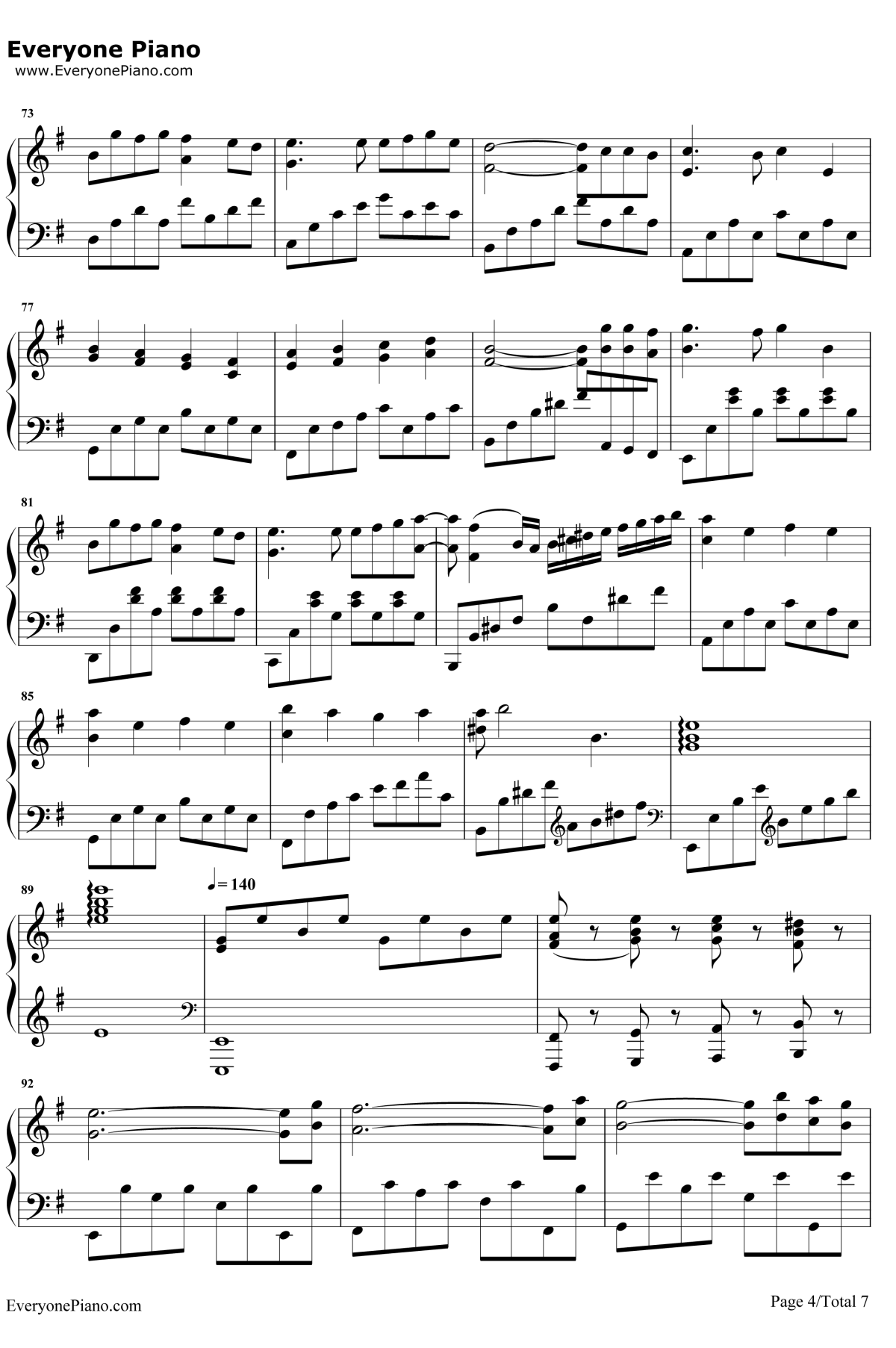 胡桃夹子钢琴谱4-张碧晨