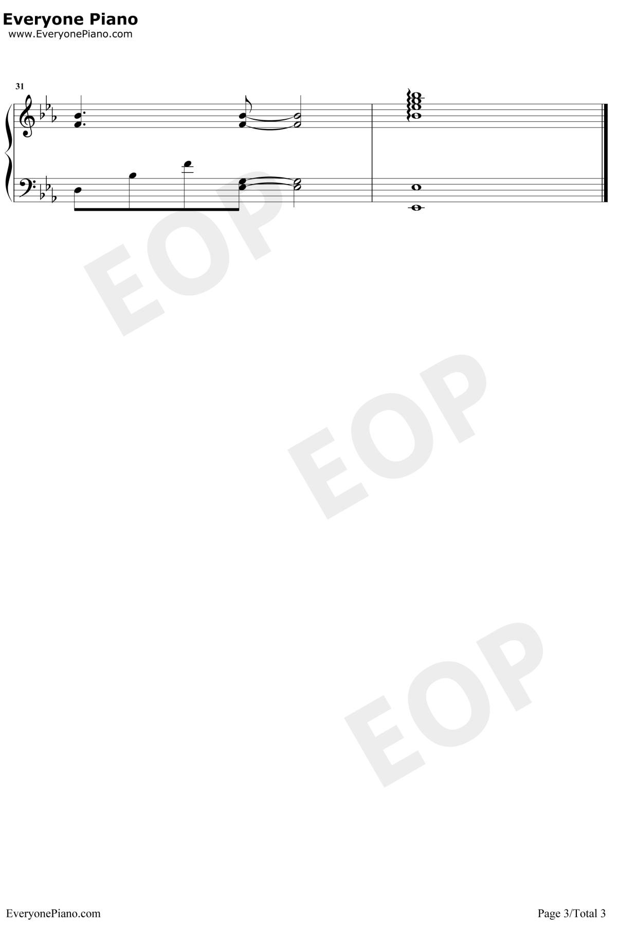 当时的我们钢琴谱3-BY2