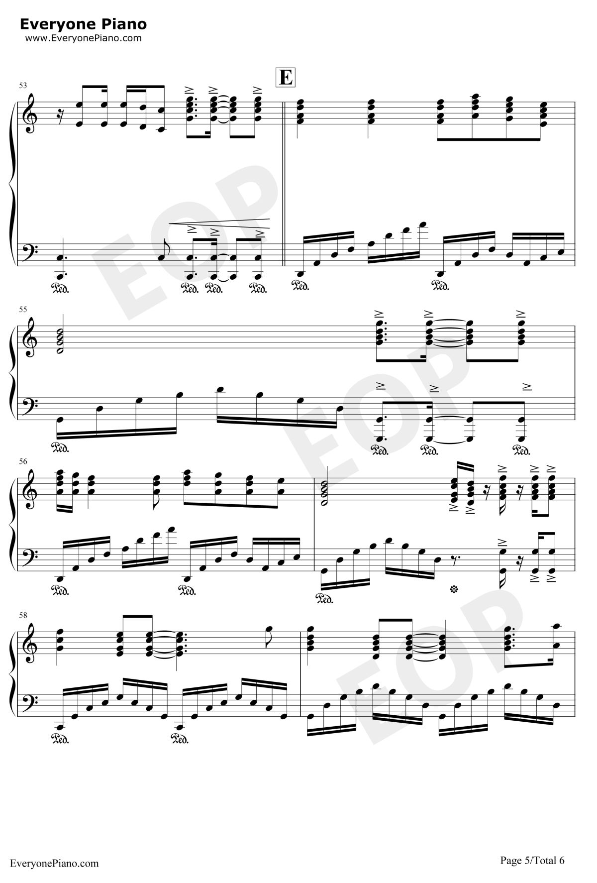 I Do It for You钢琴谱5