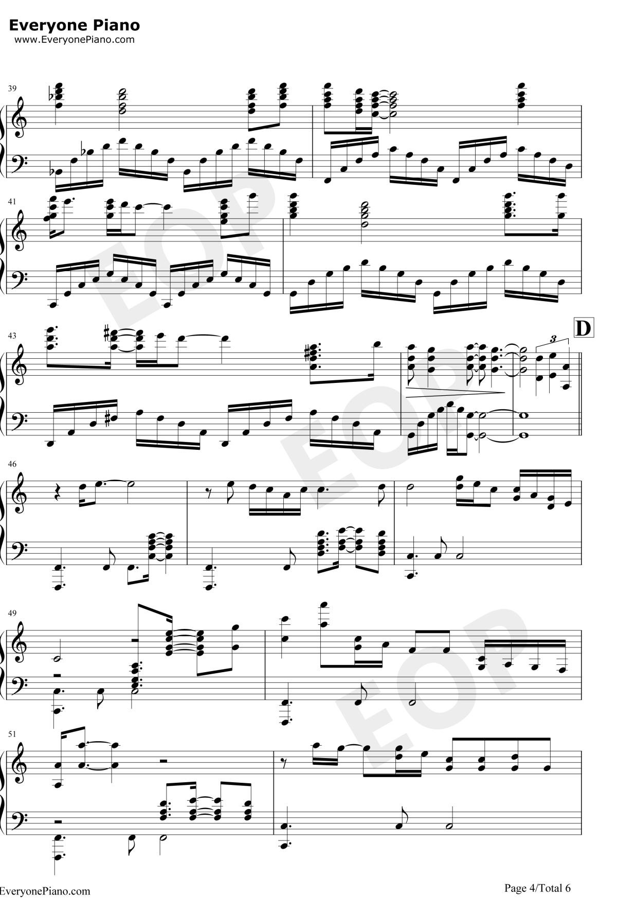 I Do It for You钢琴谱4