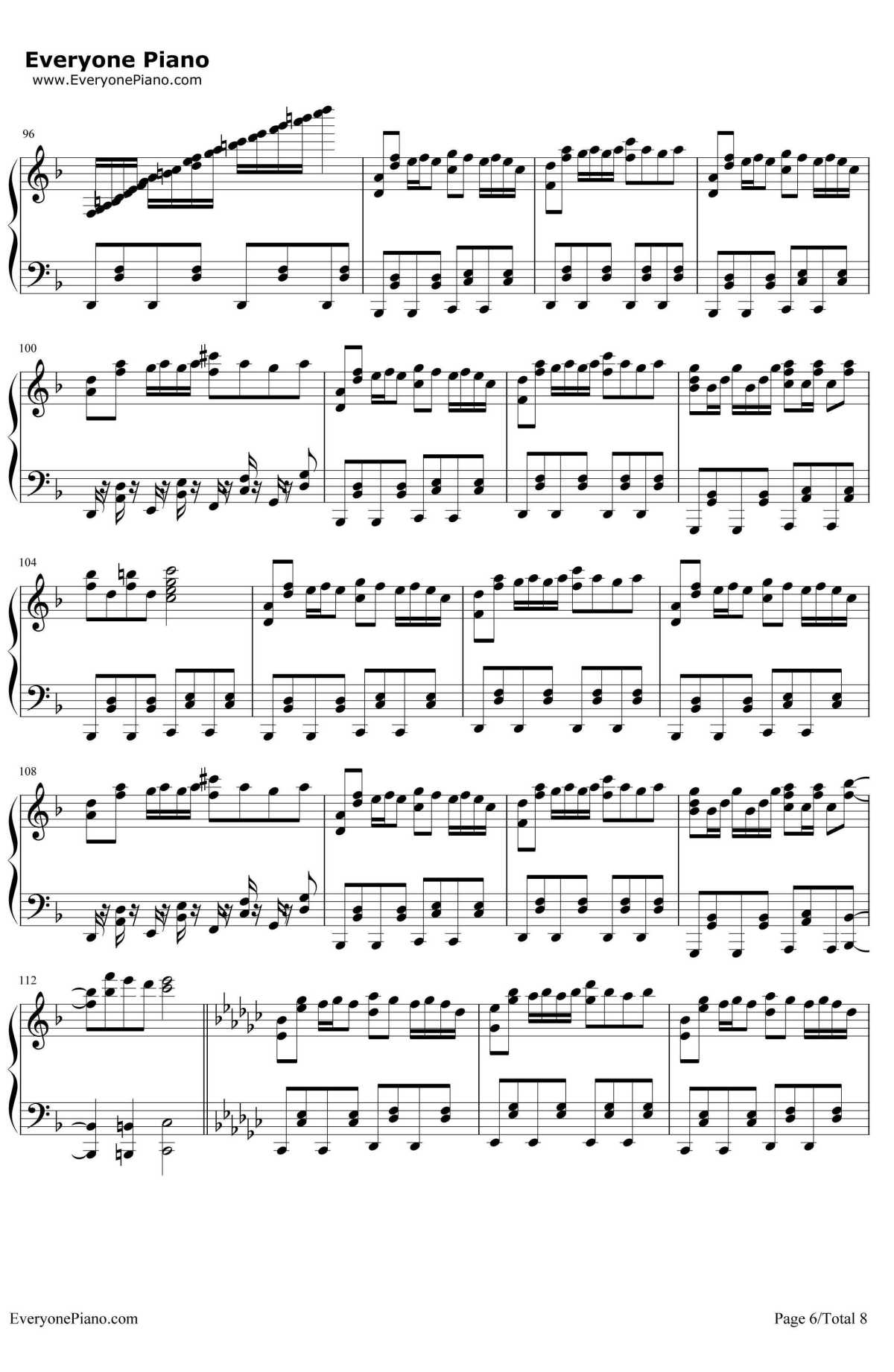 Night Of Knights钢琴谱6