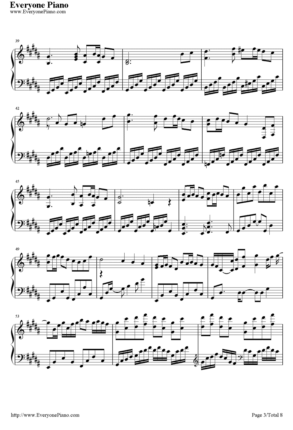 千年幻想乡钢琴谱3