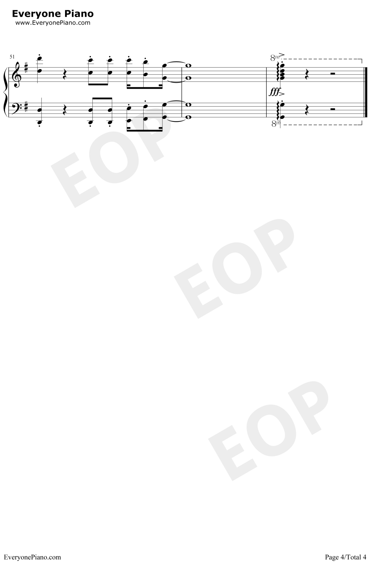 吸tie Ladies钢琴谱4